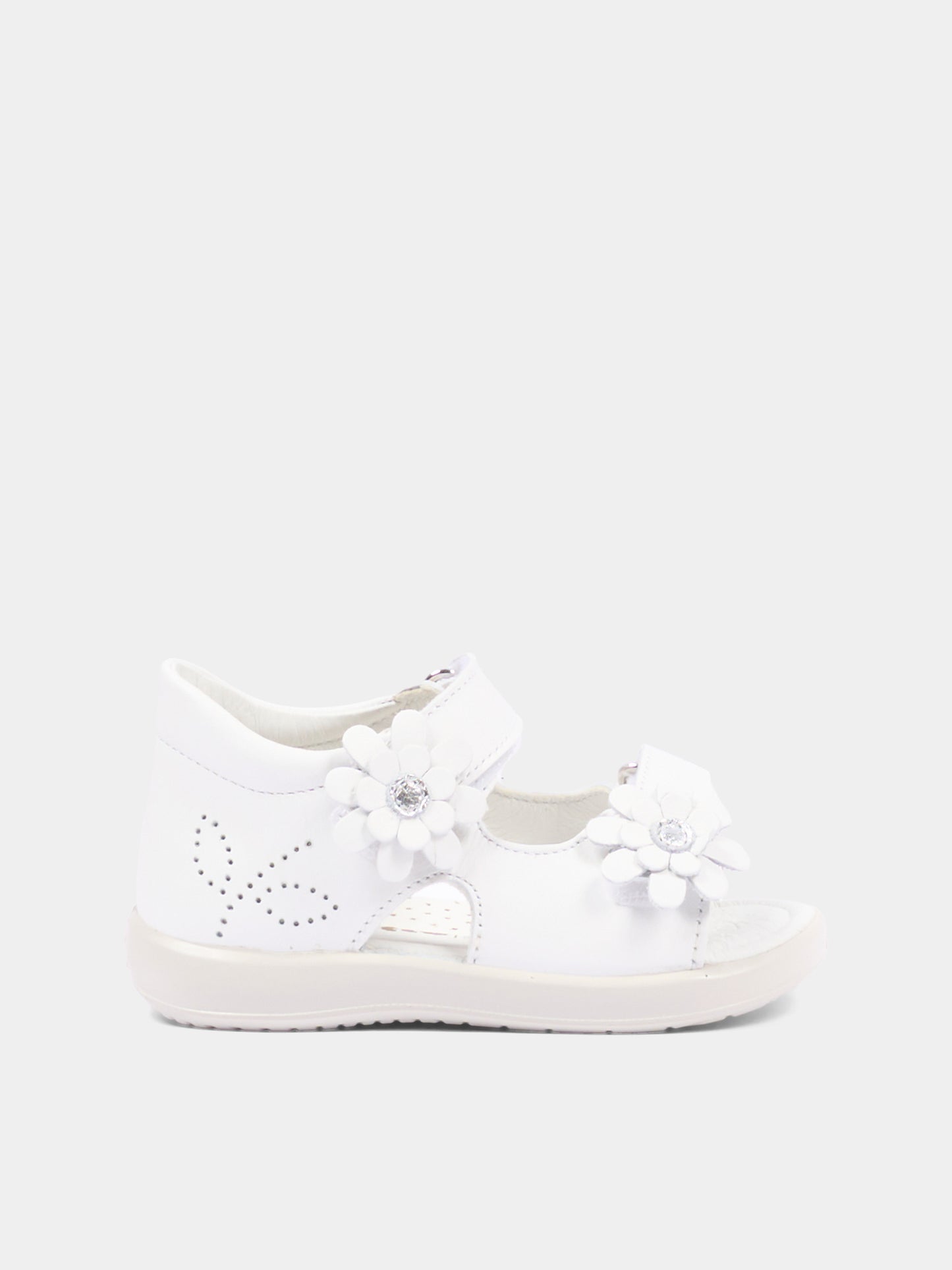 Sandali bianchi Mongy per bambina,Falcotto,001 1501157 01 0N01