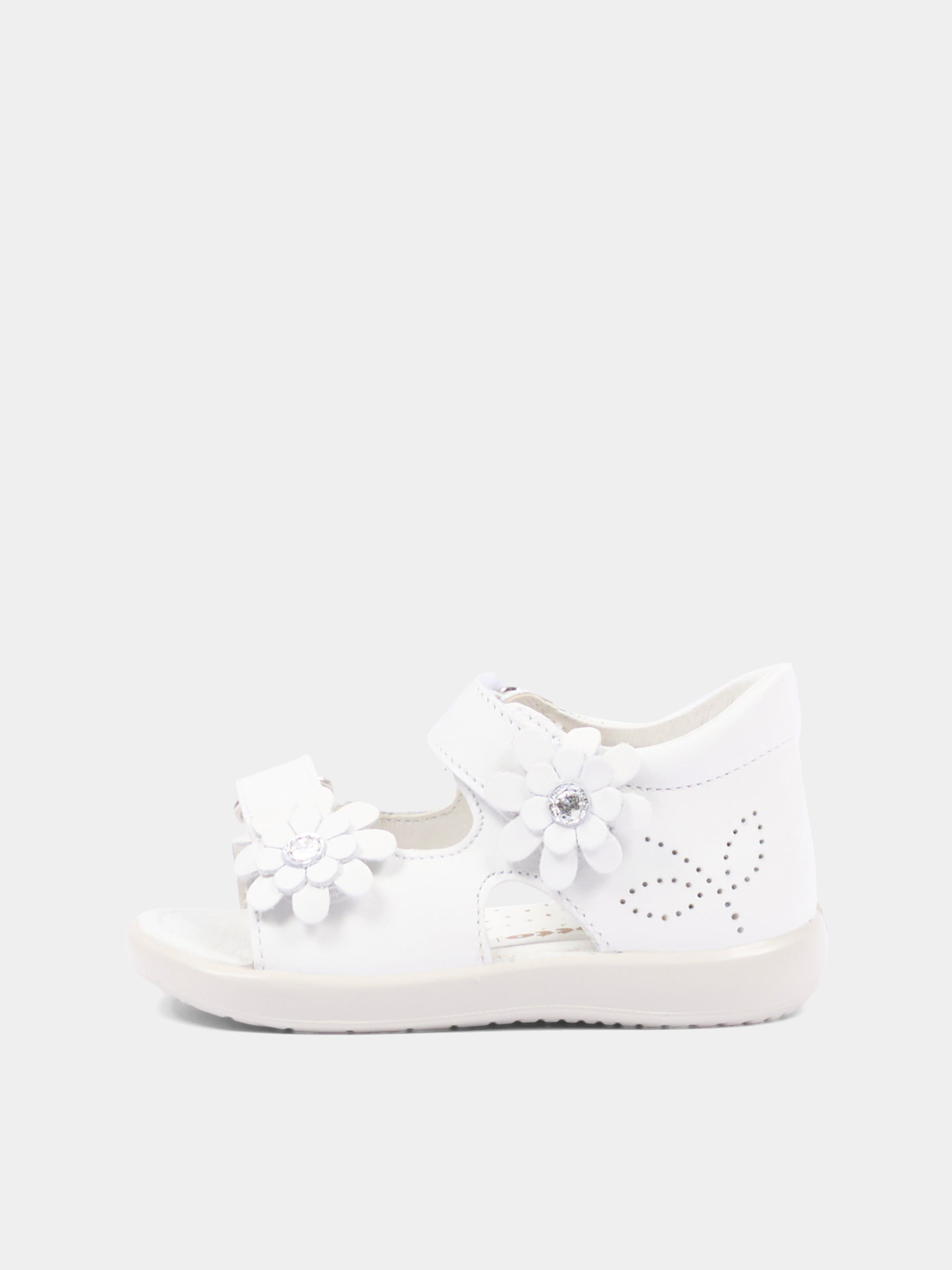 Sandali bianchi Mongy per bambina,Falcotto,001 1501157 01 0N01