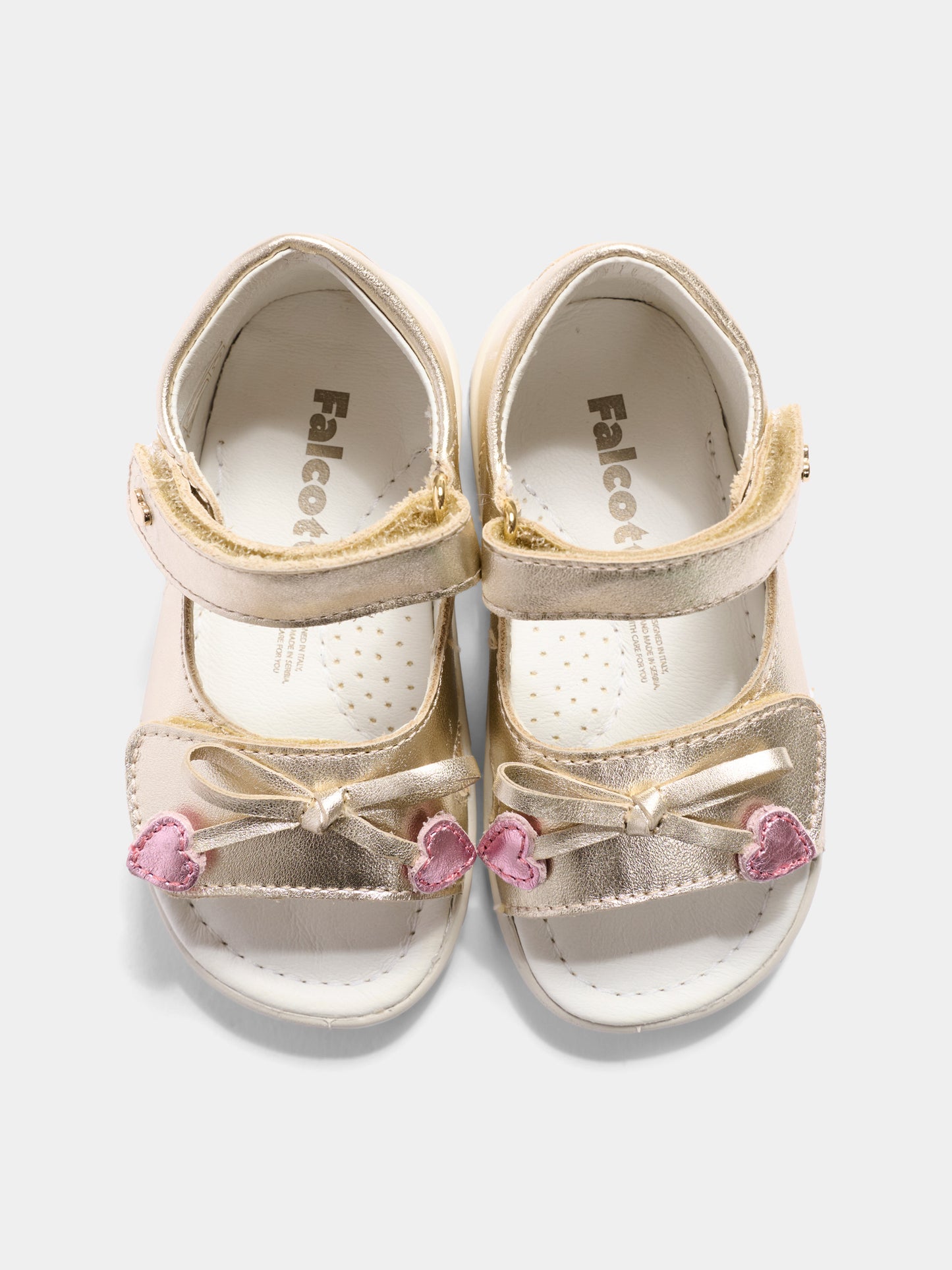 Sandali oro Kiffy per bambina,Falcotto,001 1501155 02 0Q06