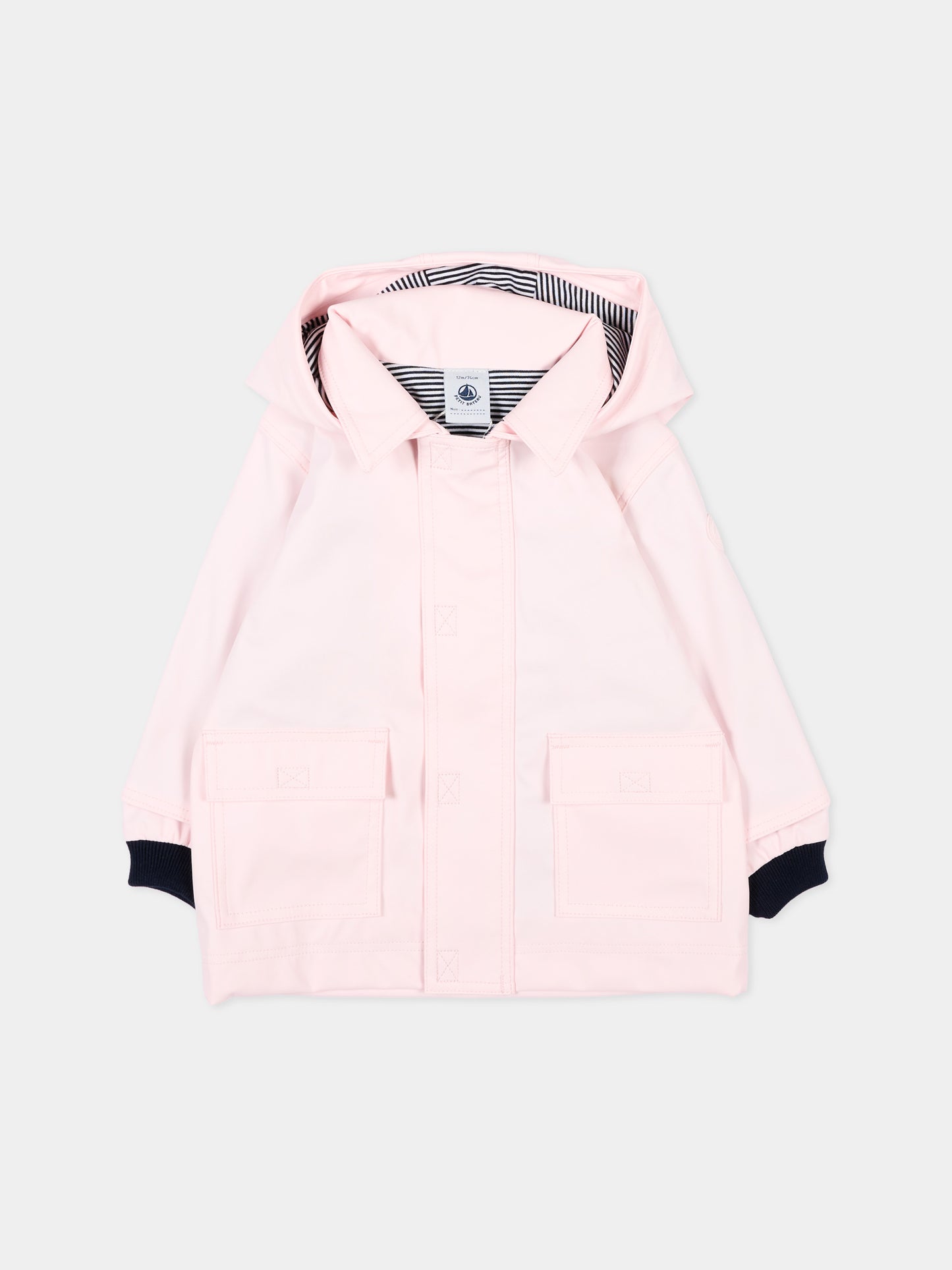 Giaccha a vento rosa per neonata,Petit Bateau,A0FKB BARELY 02