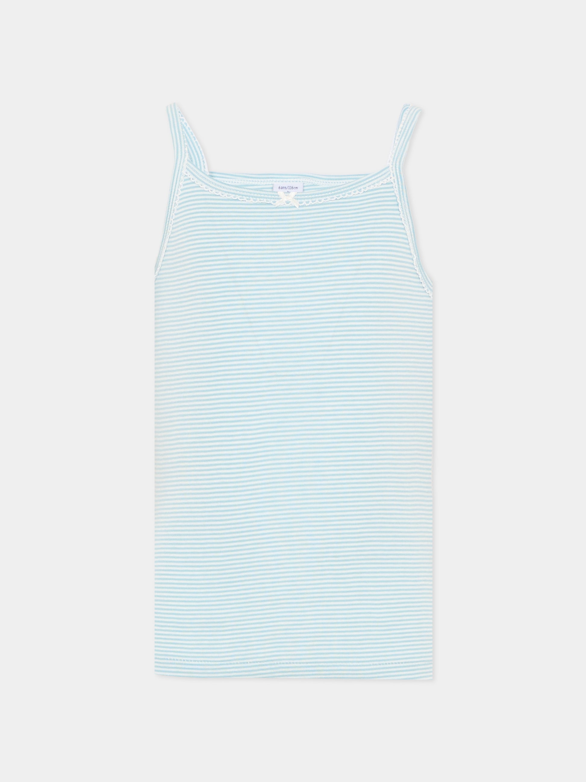 Set canottiere multicolor per bambina a cuori,Petit Bateau,A0FGP VARIANTE 1 00