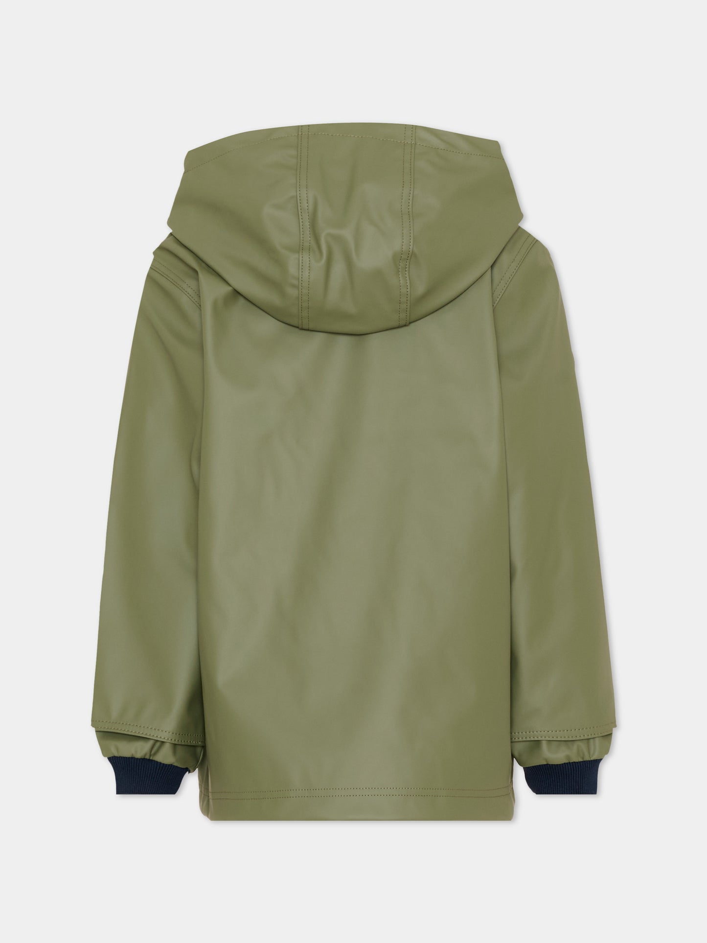 Giacca a vento verde per bambini,Petit Bateau,A0FJK OLIVINE 01