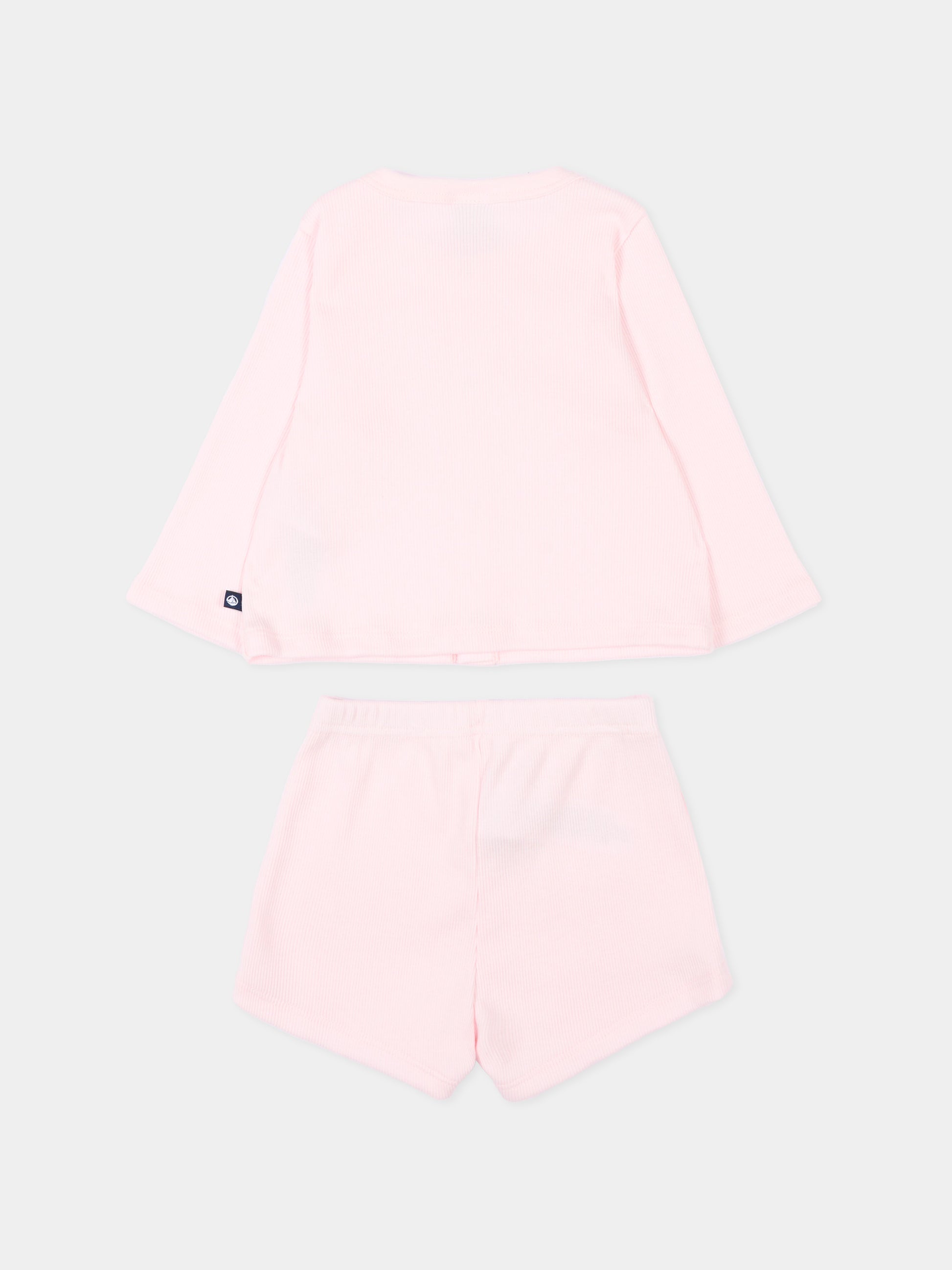 Completo sportivo rosa per neonata,Petit Bateau,A0EYY BARELY 03