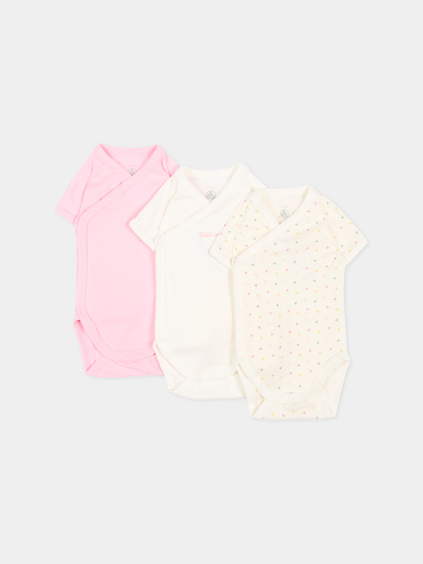 Set body rosa per neonata,Petit Bateau,A0FYS VARIANTE 1 00