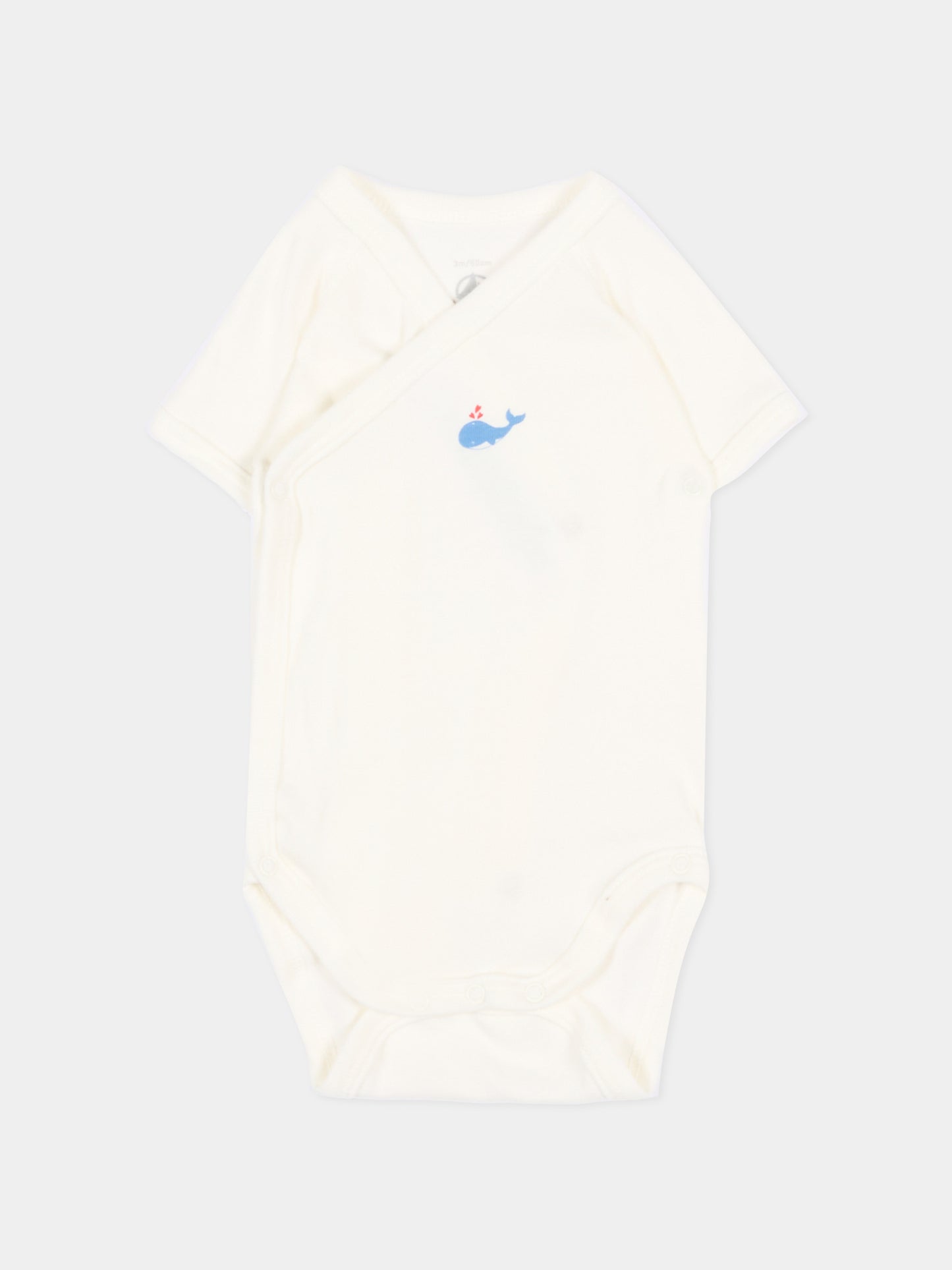 Body celeste per neonato con balene,Petit Bateau,A0FAR VARIANTE 1 00