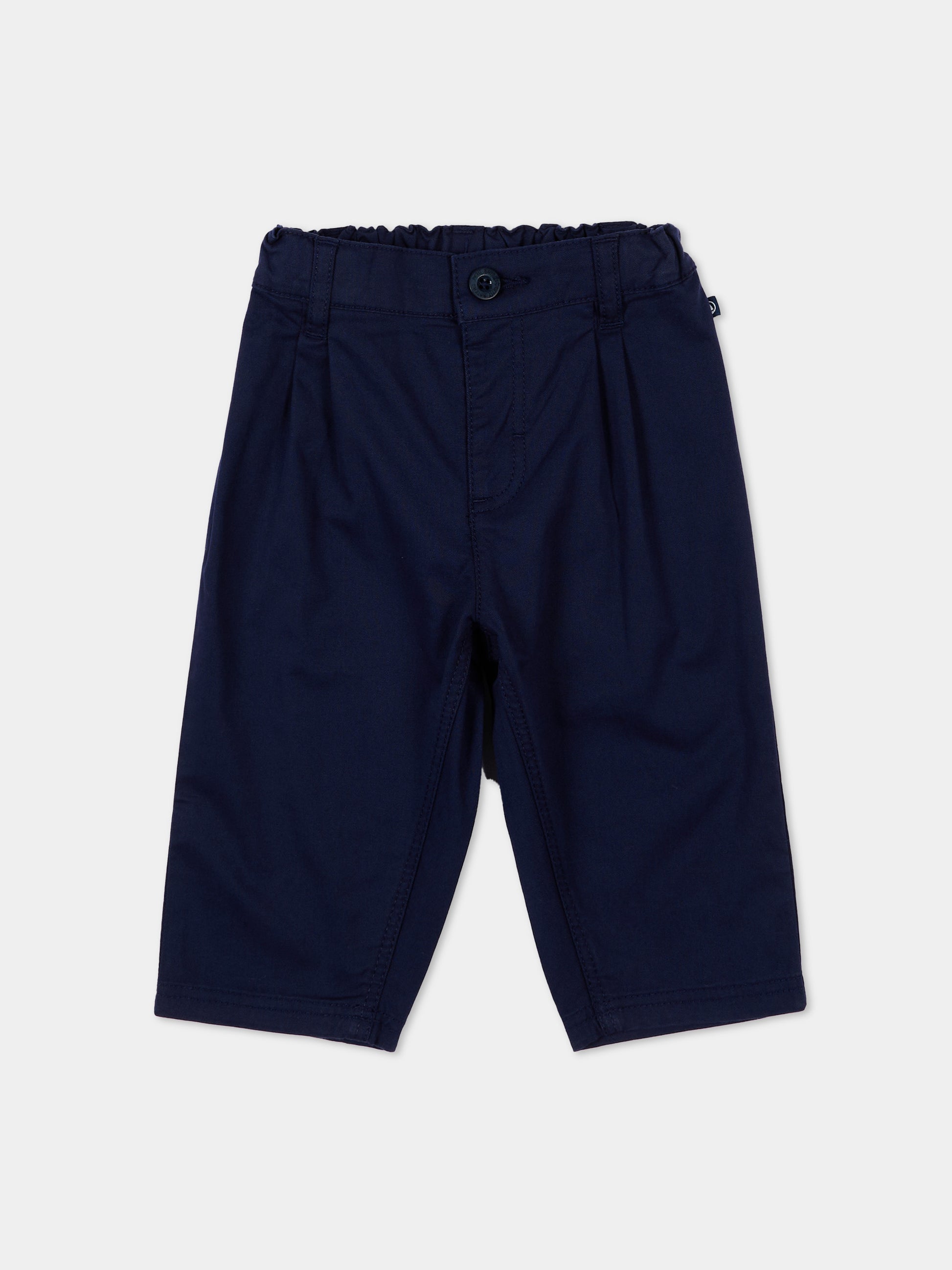 Pantaloni blu per neonato,Petit Bateau,A0FQ6 SOIR 01