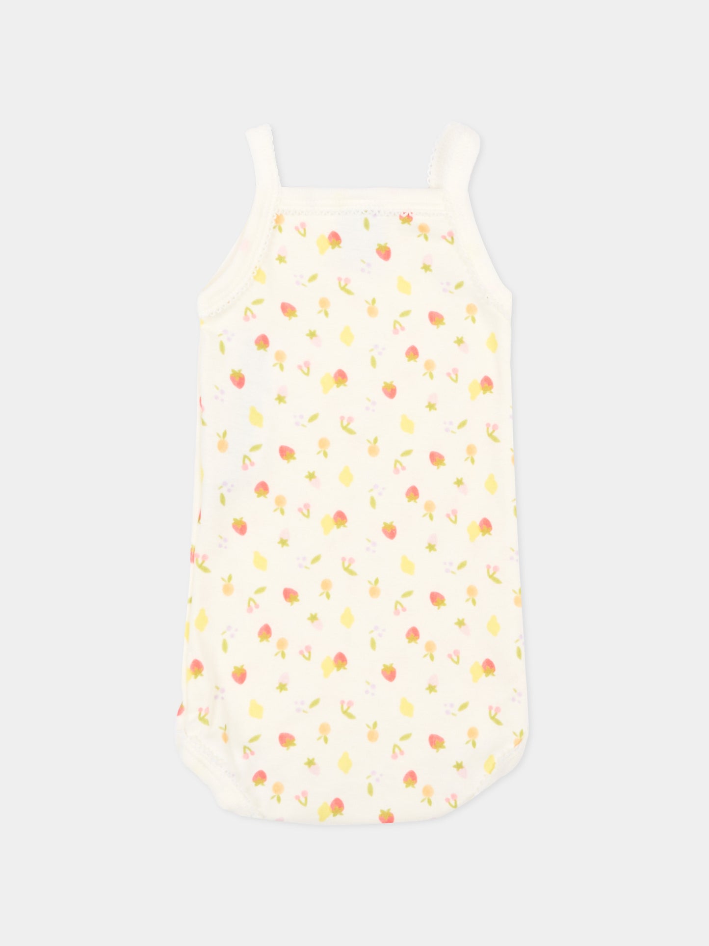 Body multicolor per neonata con frutta,Petit Bateau,A0FRX VARIANTE 1 00