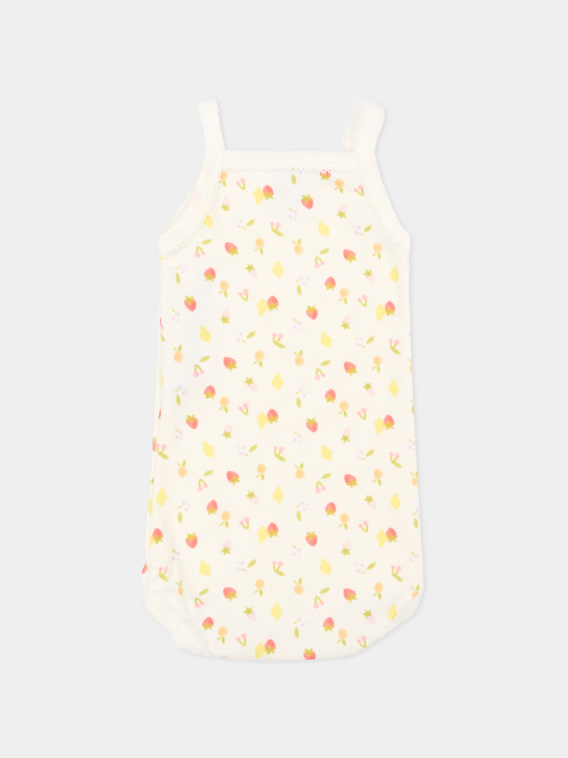 Body multicolor per neonata con frutta,Petit Bateau,A0FRX VARIANTE 1 00
