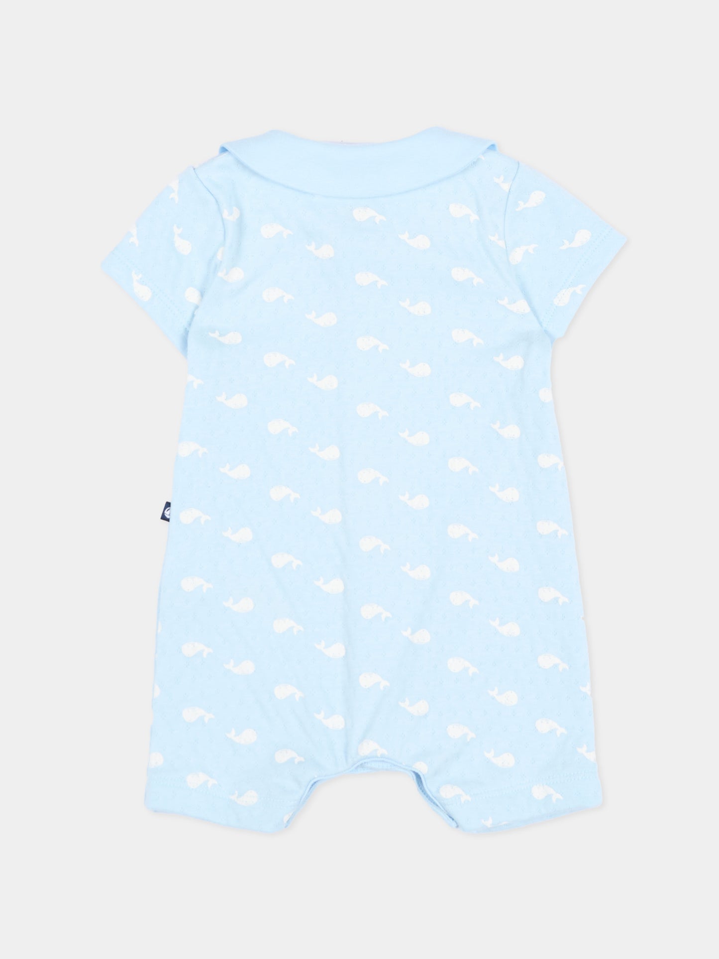 Pagliaccetto celeste per neonato con doudou,Petit Bateau,A0FT0 TOUDOU/MARSHMALLOW 01