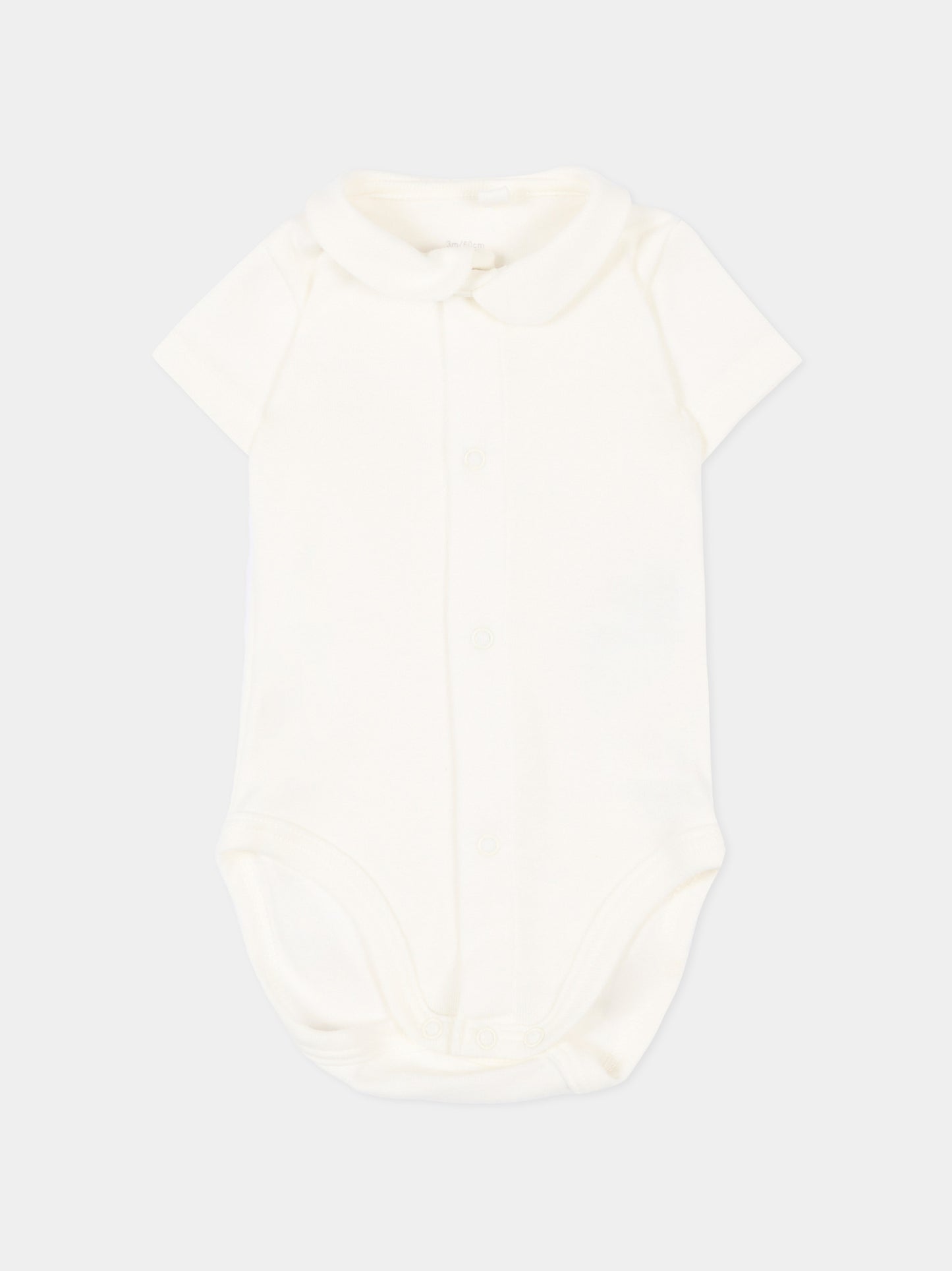Salopette avorio per neonato con dinosauri,Petit Bateau,A0FMJ MARSHMALLOW/MULTICO 01