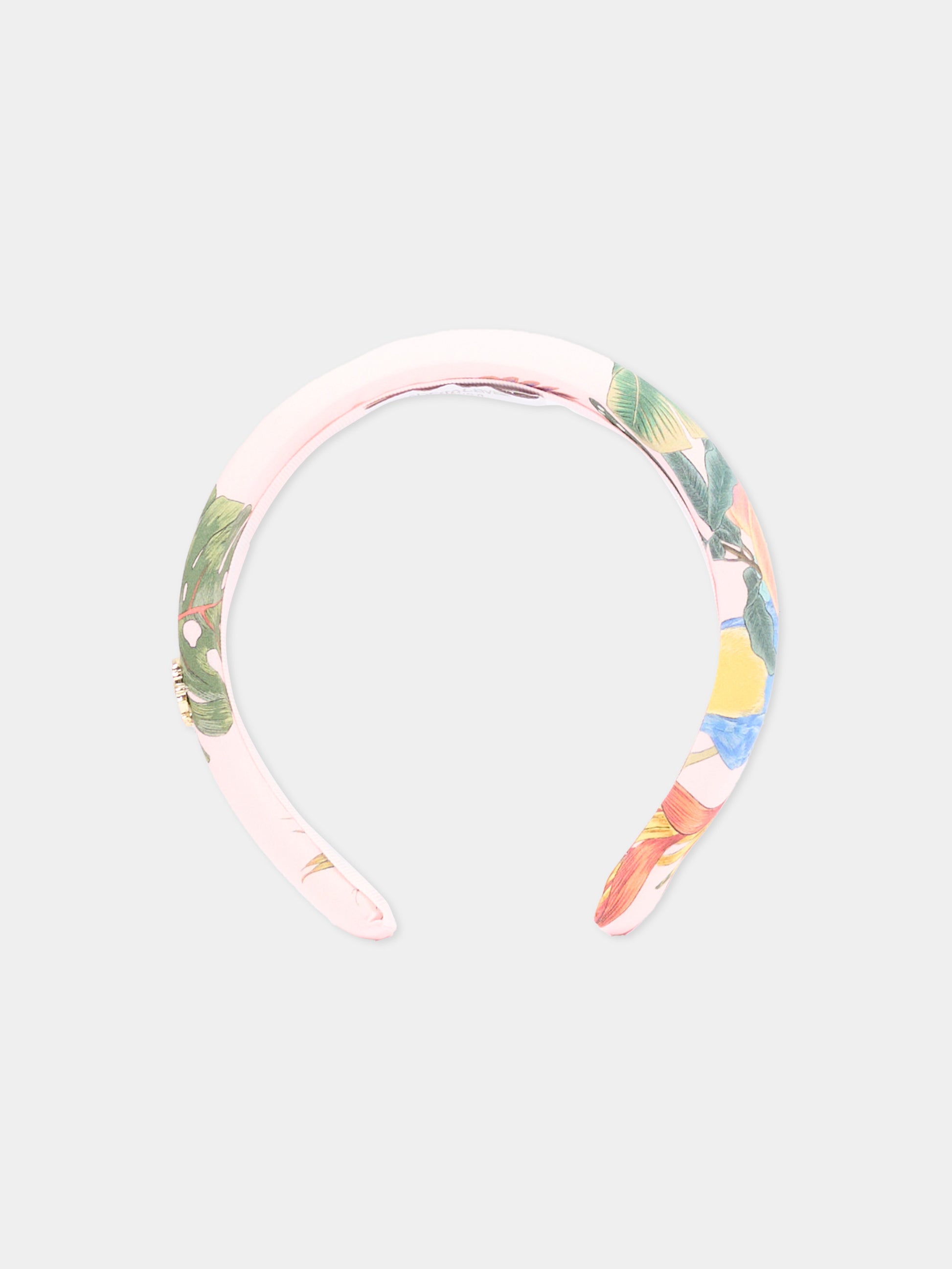 Cerchietto multicolor per bambina Tropicana,Roberto Cavalli Kids,CGP26157FR TROPICANA BABY ROSE