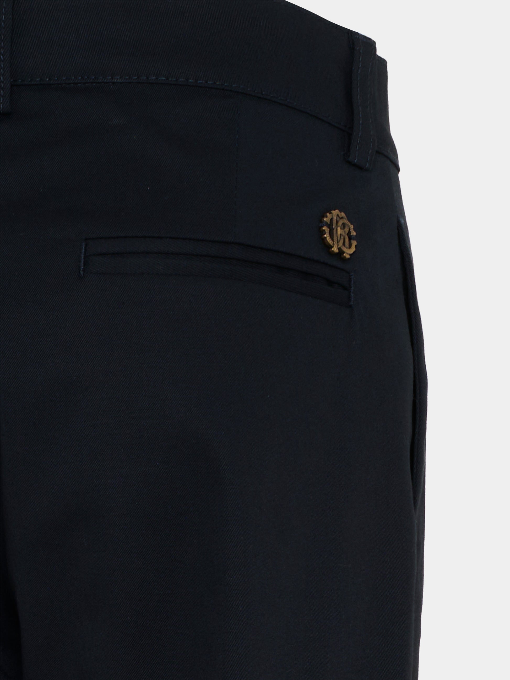 Pantaloni eleganti blu per bambino,Roberto Cavalli Kids,CBP26002PA BLUE PEACOAT