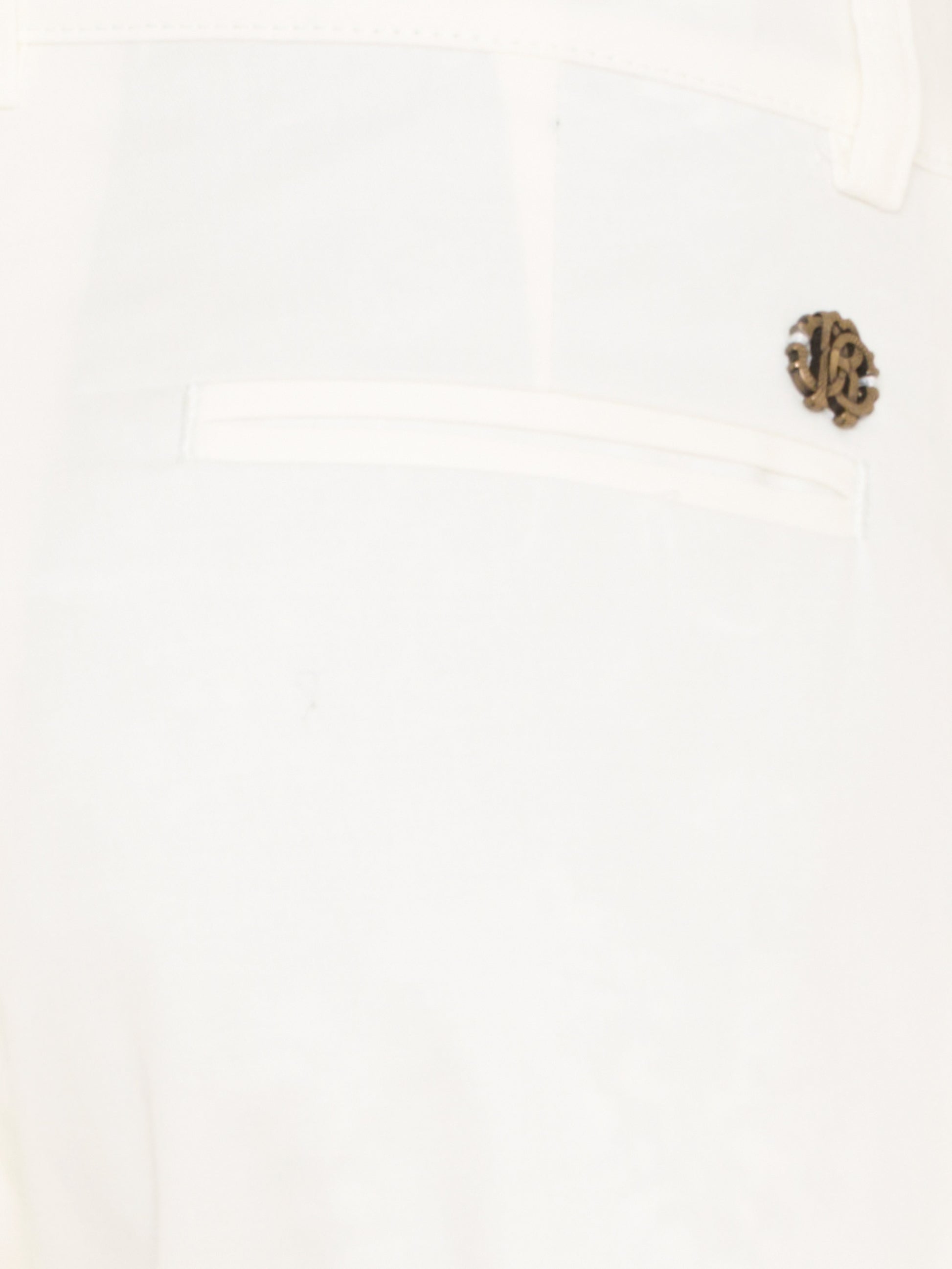 Pantaloni eleganti bianchi per bambino,Roberto Cavalli Kids,CBP26002PA WHITE