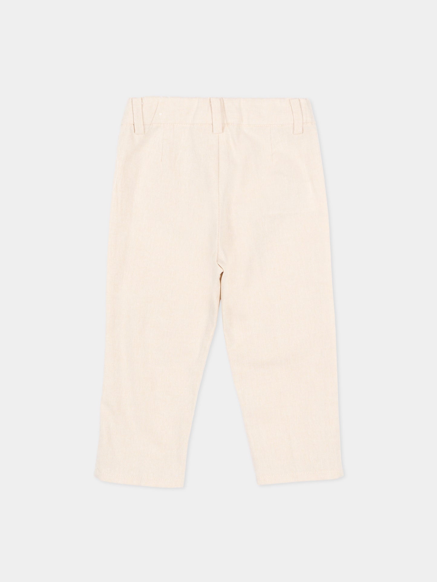 Pantaloni eleganti beige per neonato,Mayoral,1517 050