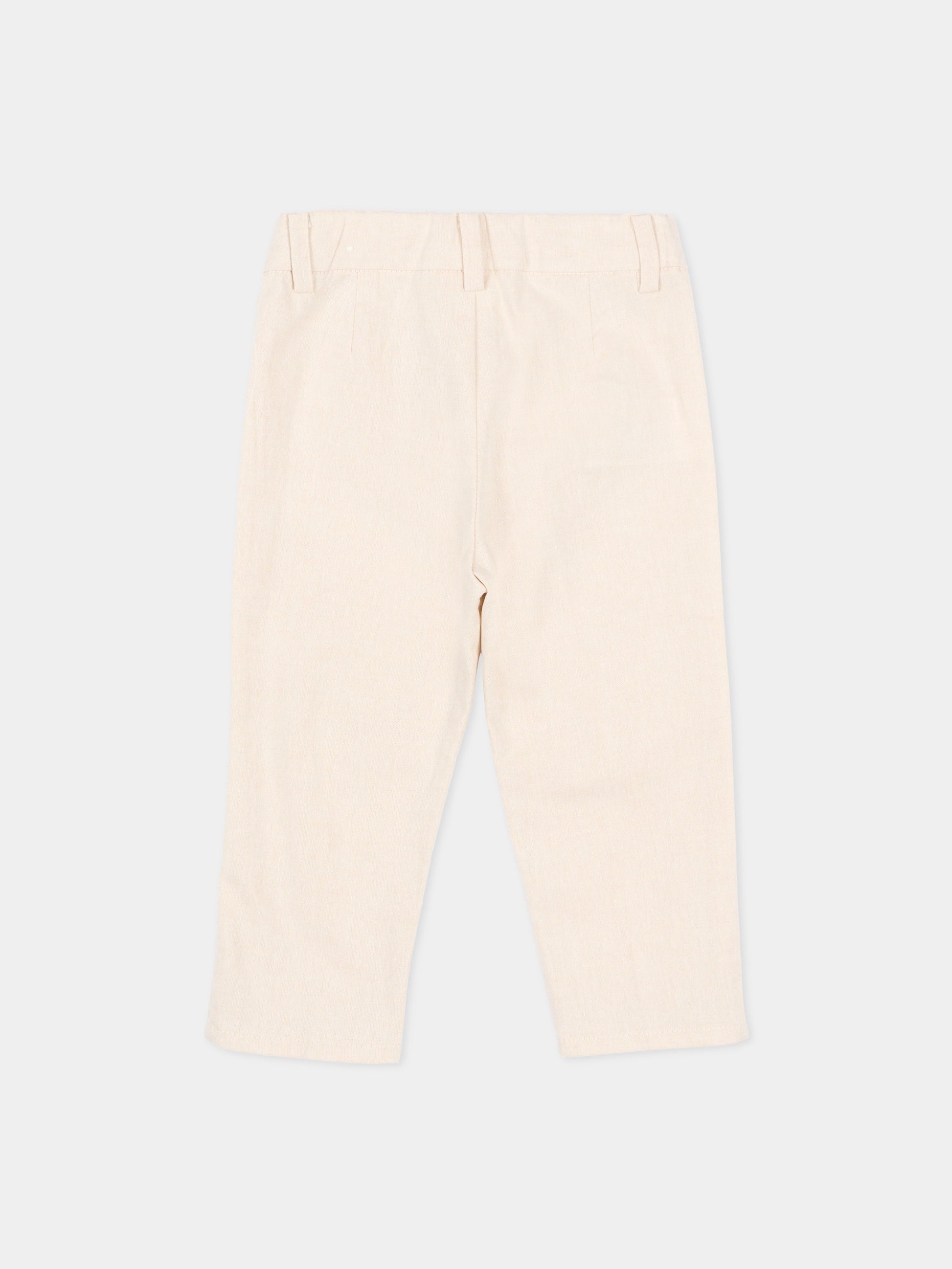 Pantaloni eleganti beige per neonato,Mayoral,1517 050