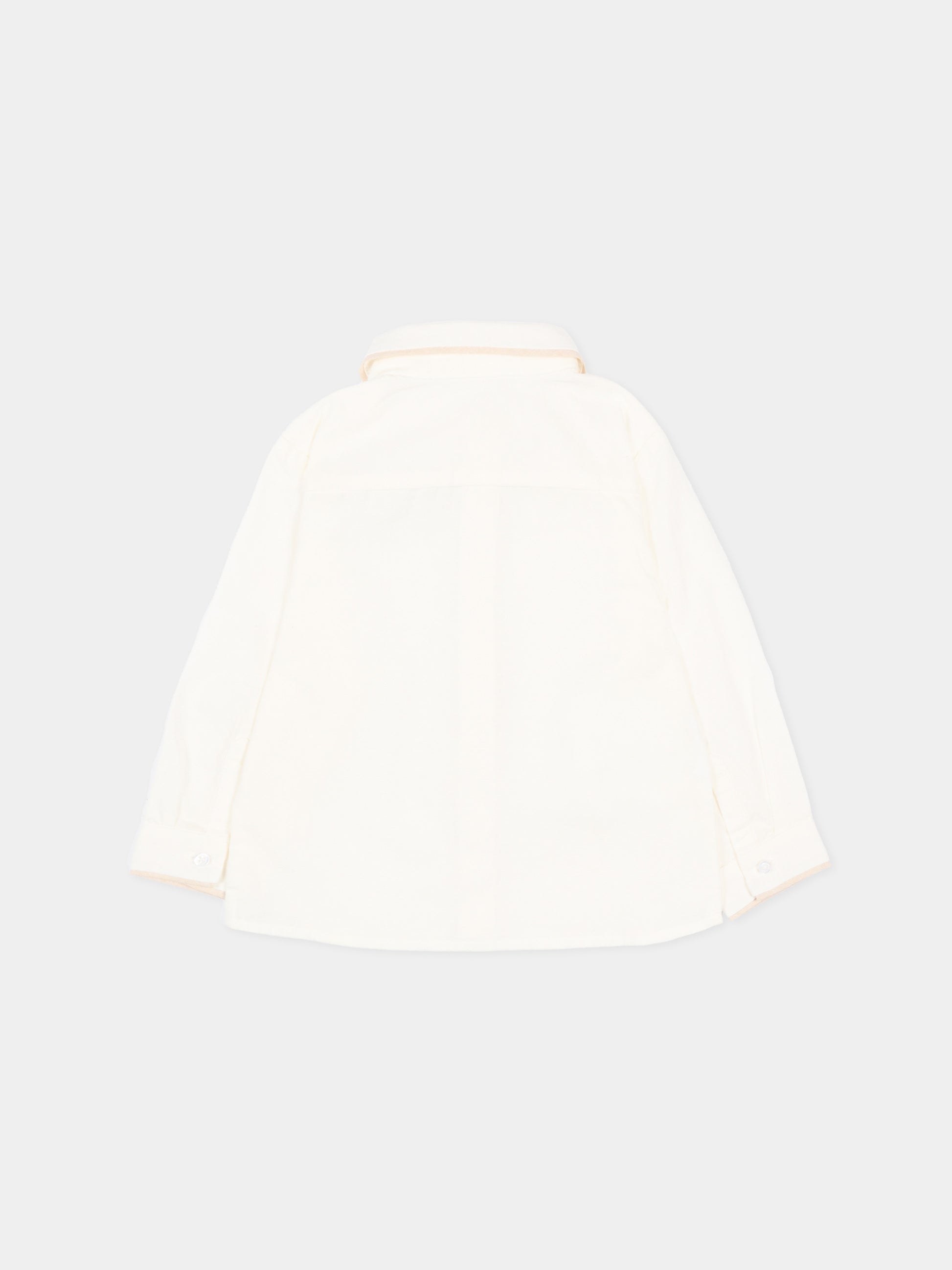 Camicia avorio per neonato con papillon,Mayoral,1115 072