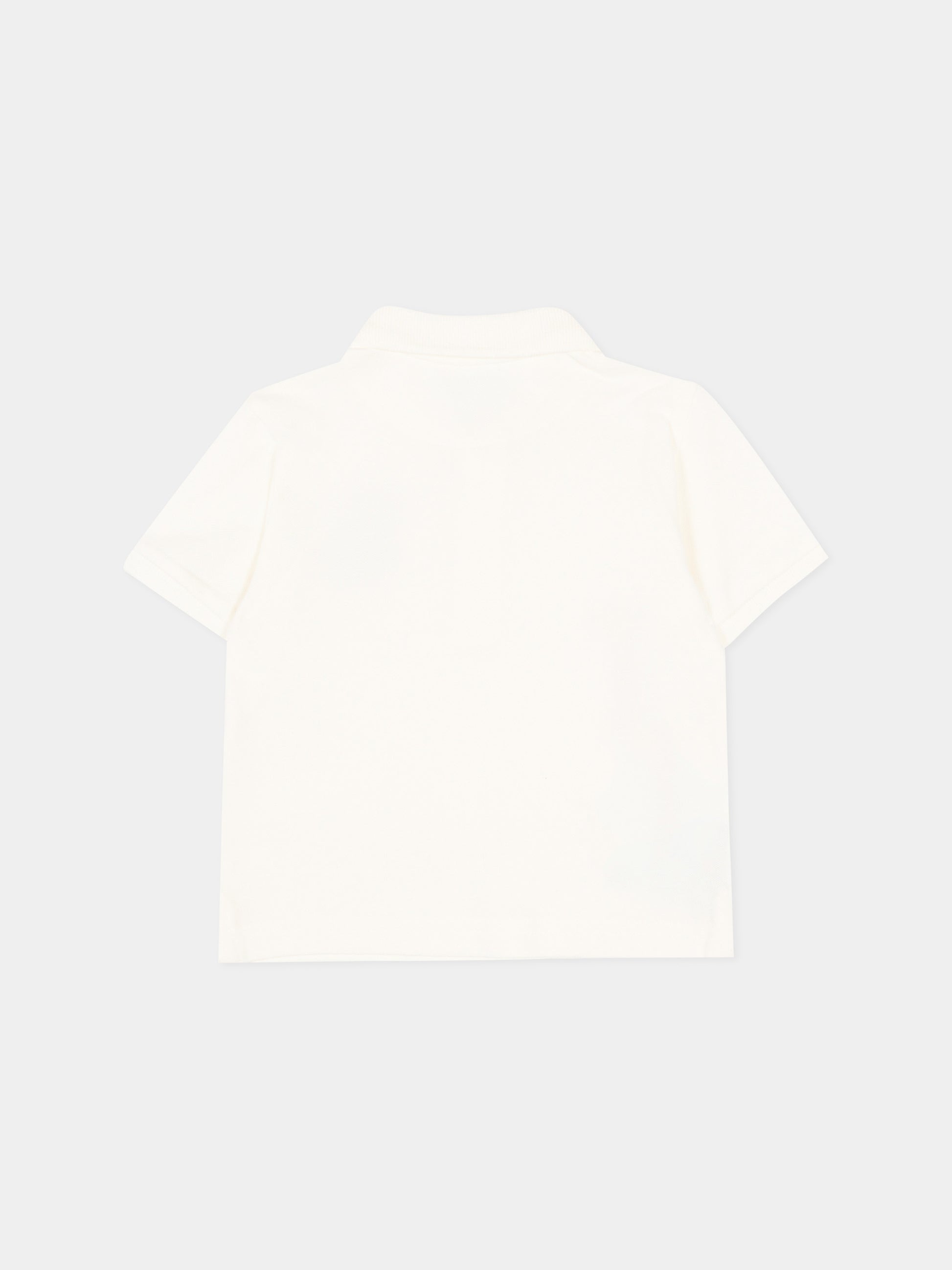 Polo avorio per neonato con animali,Mayoral,1108 016