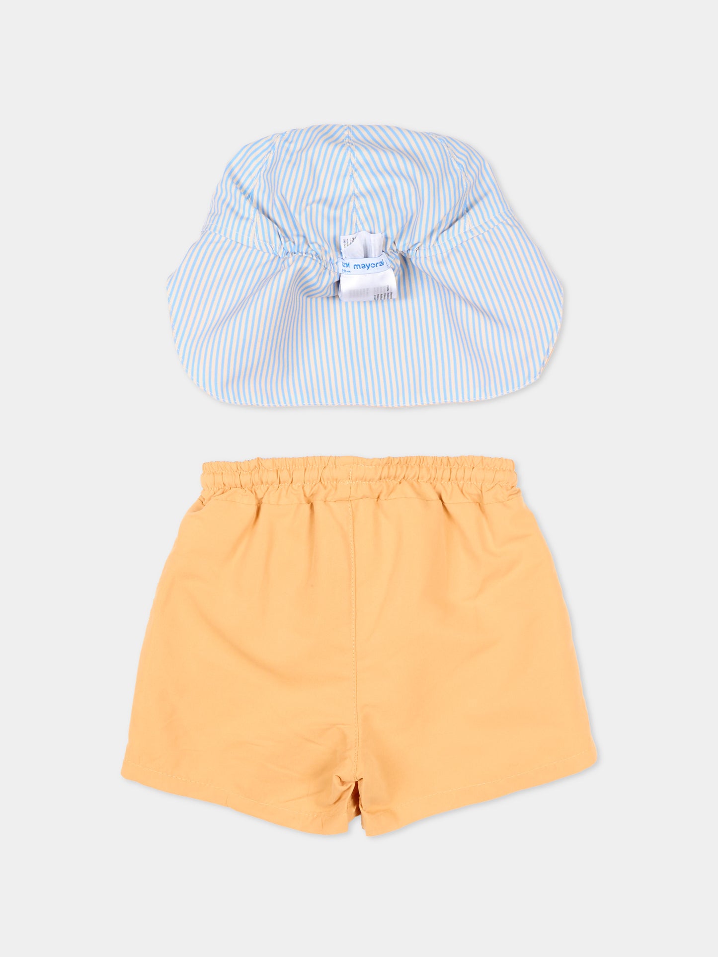 Boxer mare giallo per neonato con cappello,Mayoral,1662 019