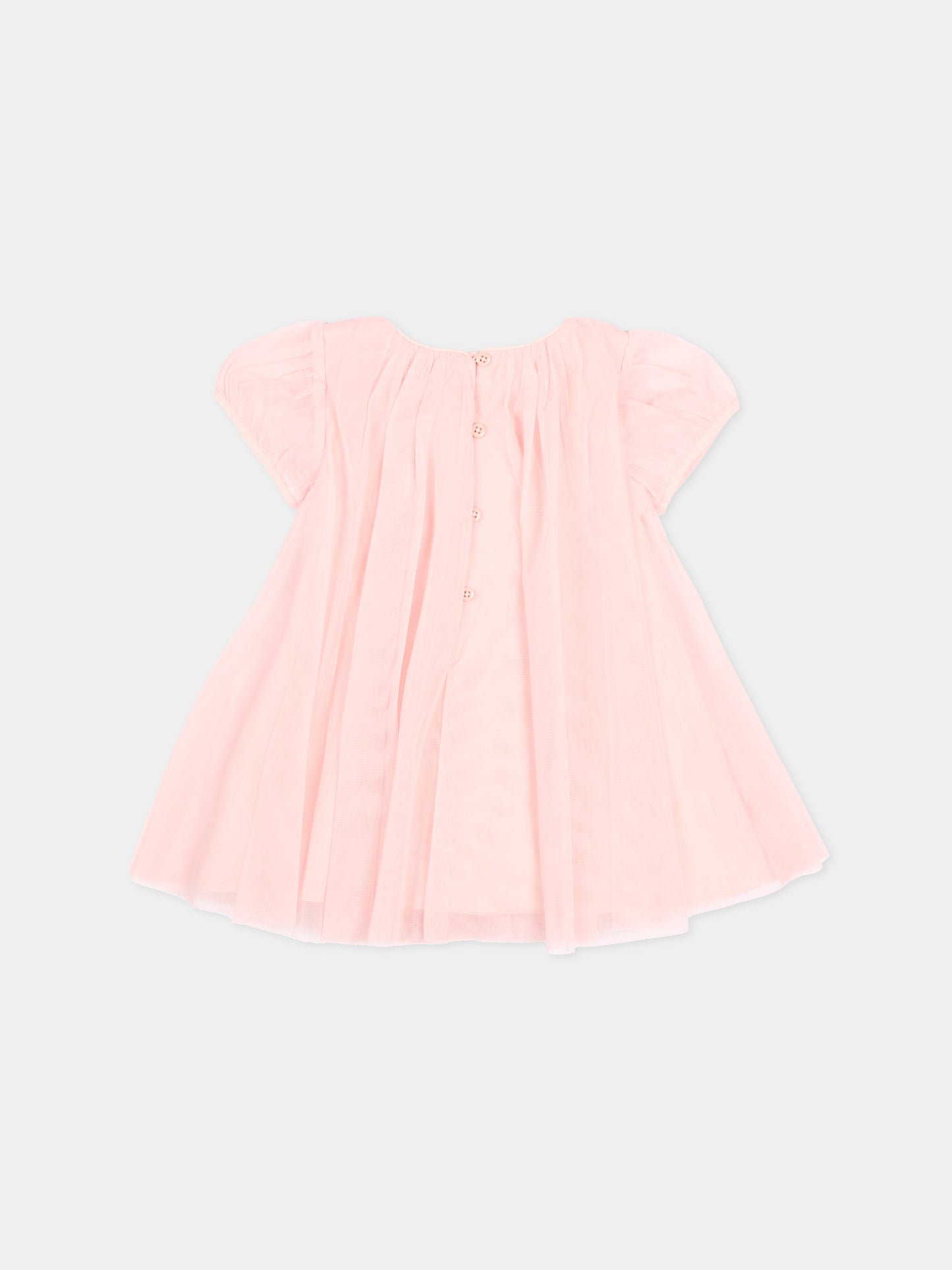 Abito rosa per neonata con borsetta,Mayoral,1917 046