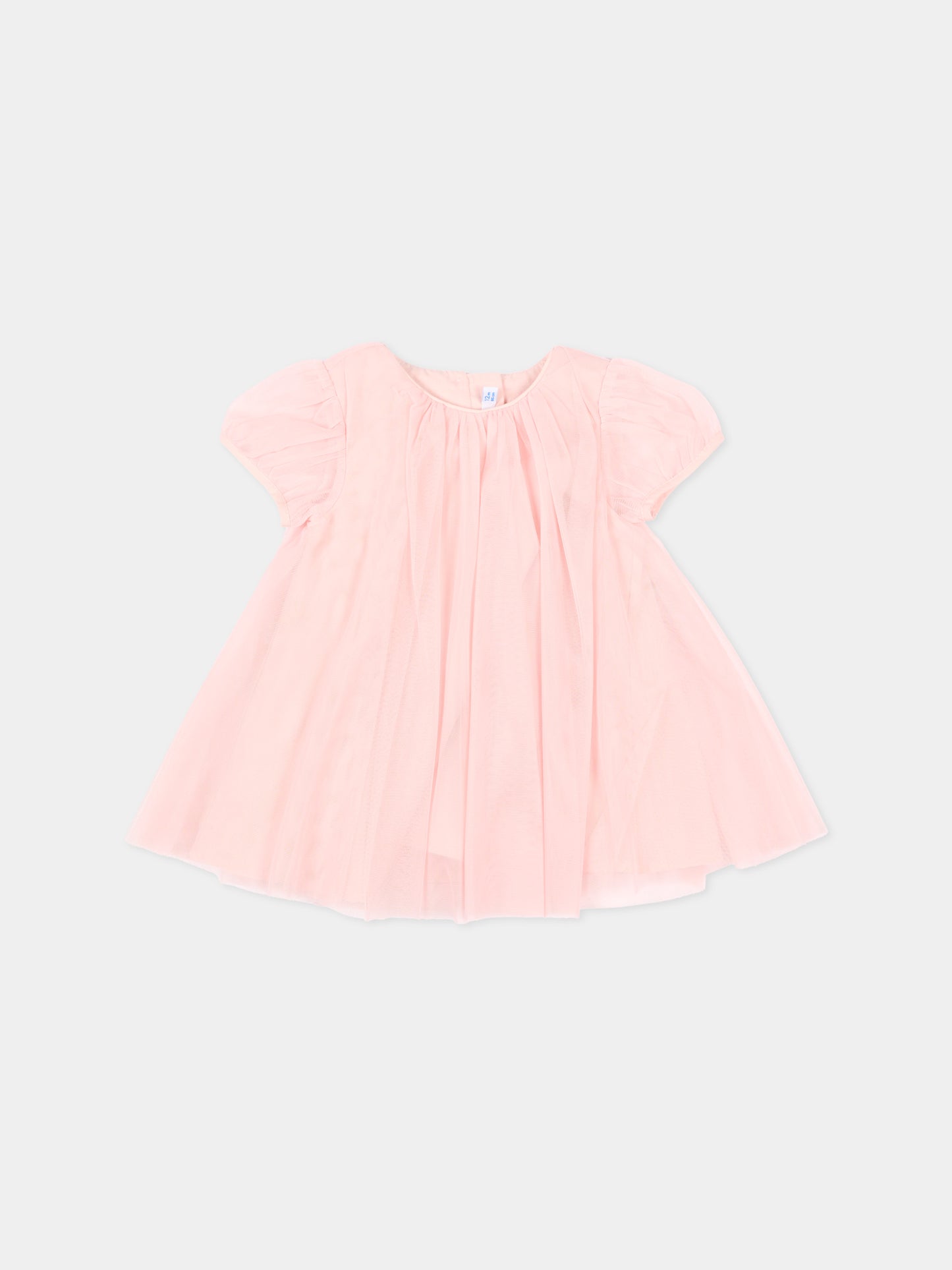 Abito rosa per neonata con borsetta,Mayoral,1917 046