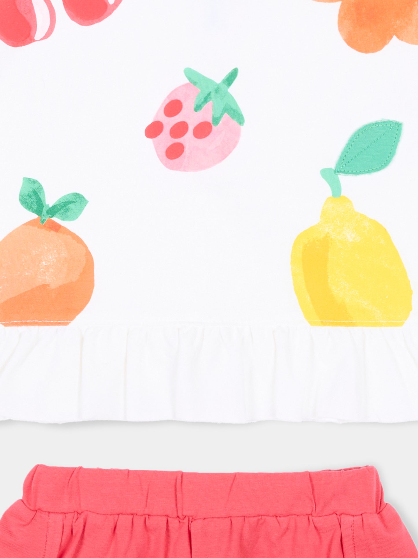 Completo sportivo rosa con frutta per neonata,Mayoral,1209 060