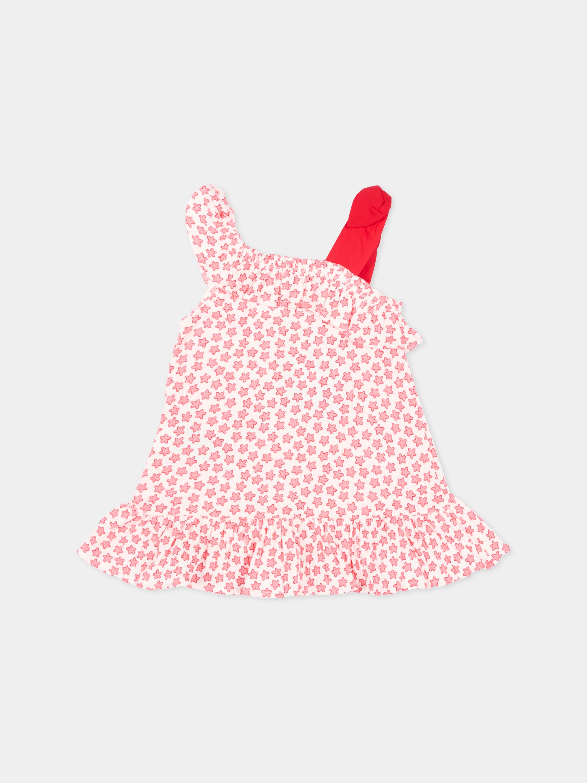 Vestito rosso per neonata con fiori,Mayoral,1928 065