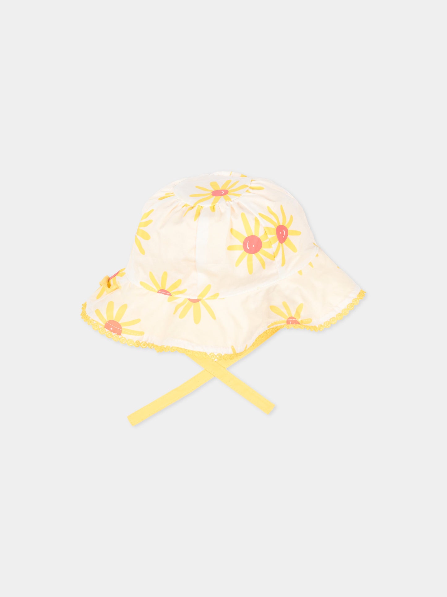 Cloche gialla per neonata con margherite,Mayoral,10144 047