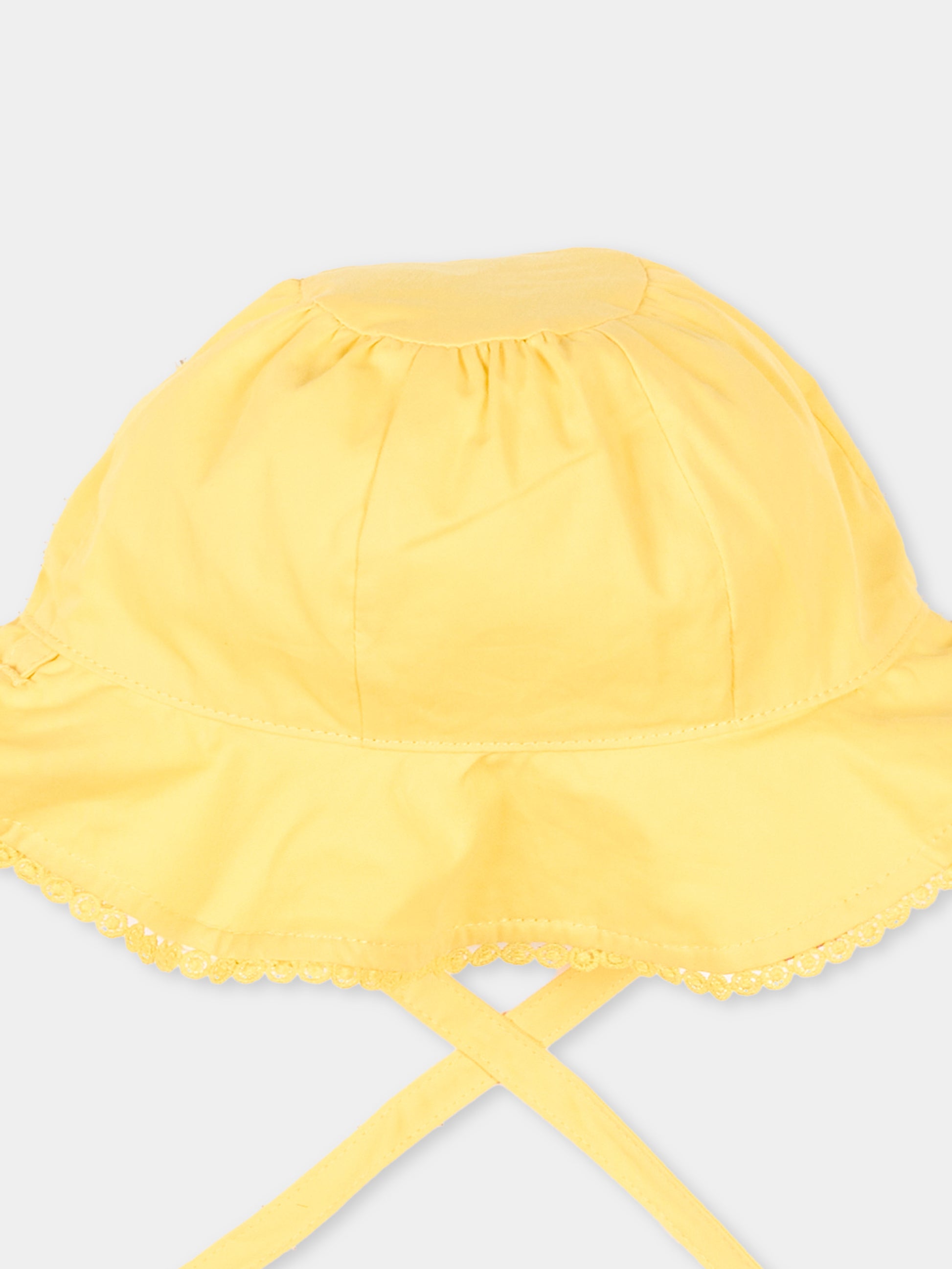 Cloche gialla per neonata con margherite,Mayoral,10144 047