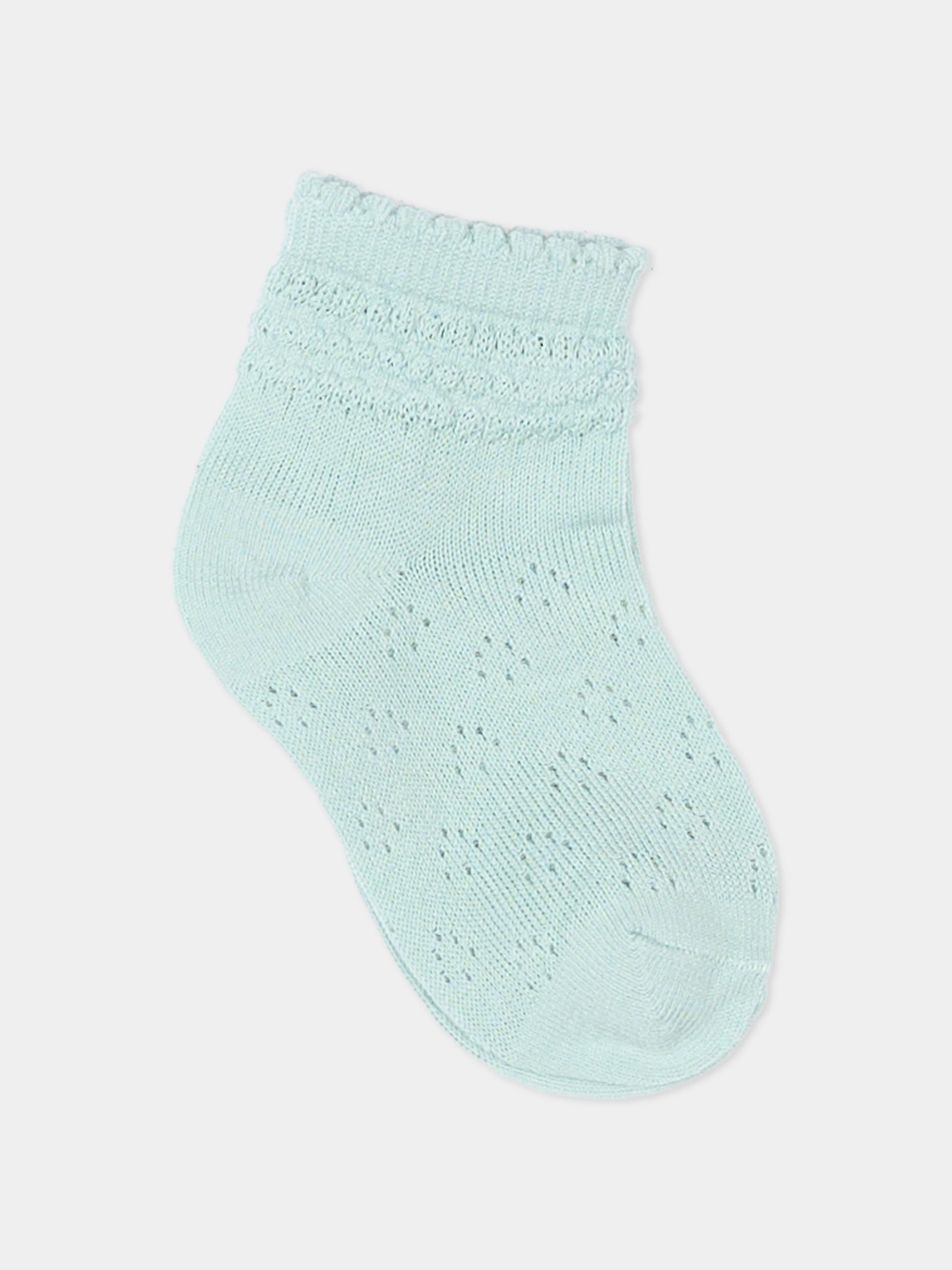 Calzini verde per neonata traforati,Mayoral,10140 037