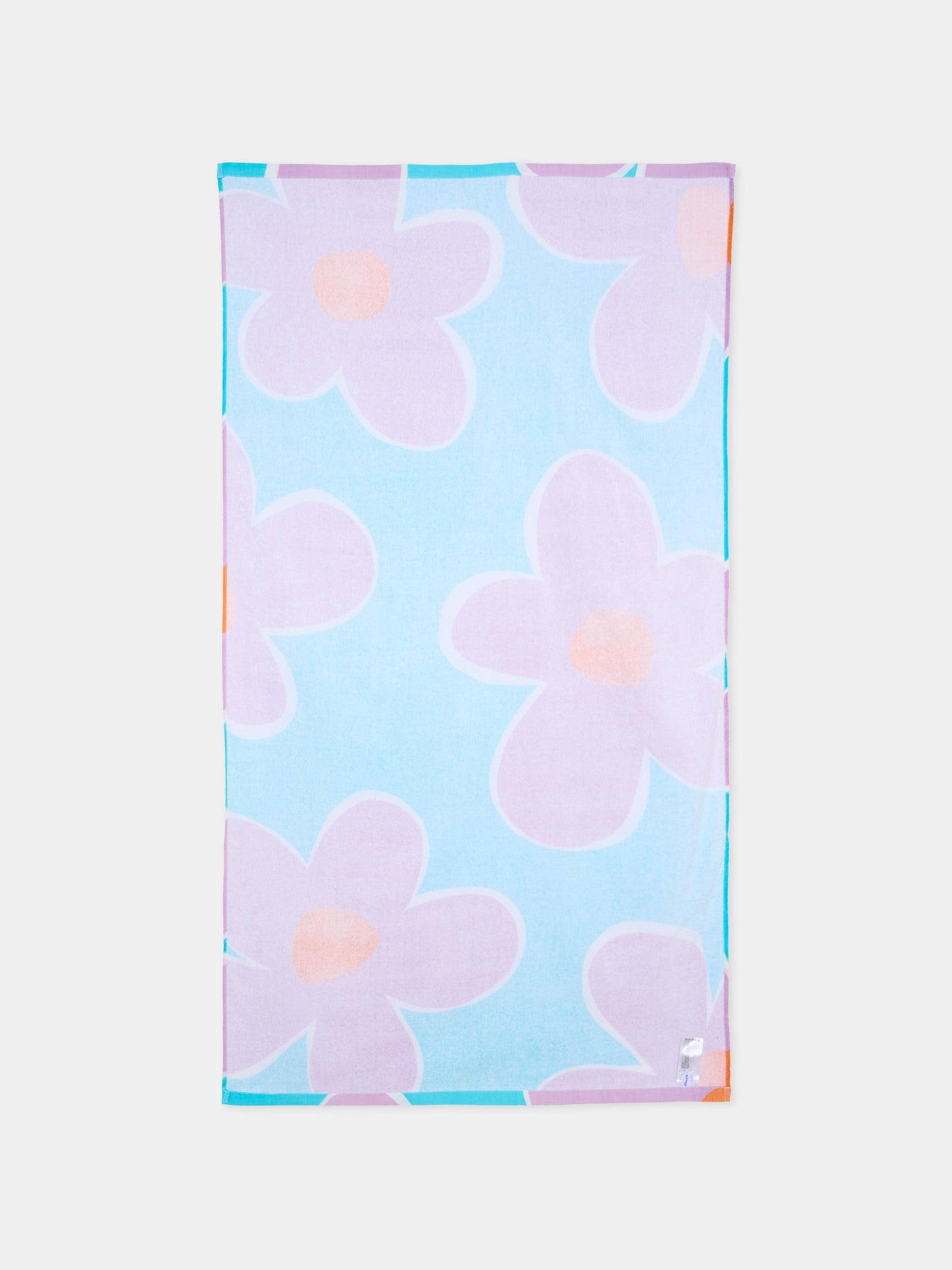 Telo mare lilla per bambina con fiori,Mayoral,10225 054