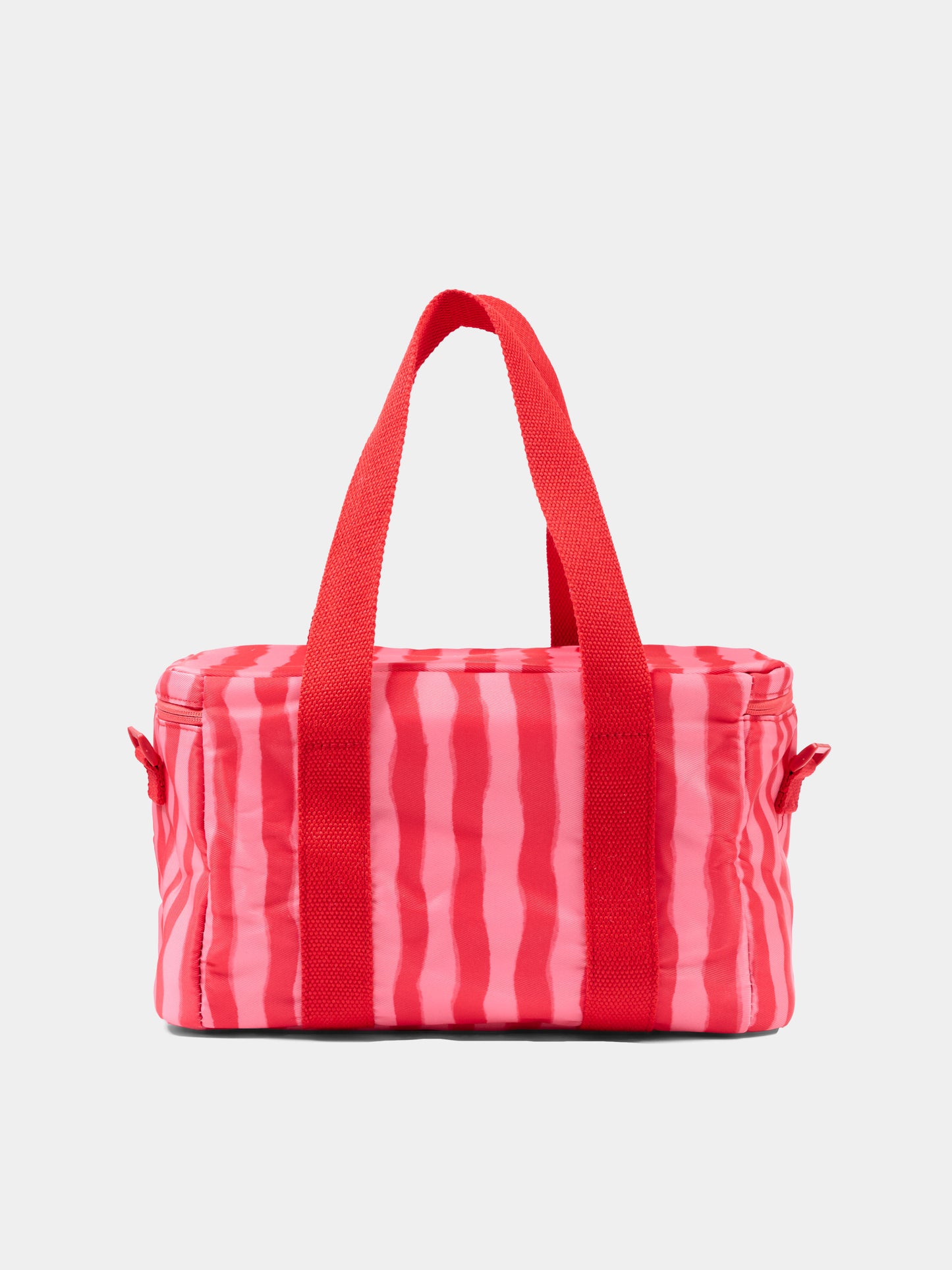 Borsa mare rossa per bambina a righe,Mayoral,10220 081