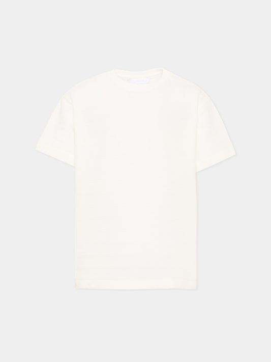 T-Shirt avorio in maglia per bambino,Mayoral,3061 057