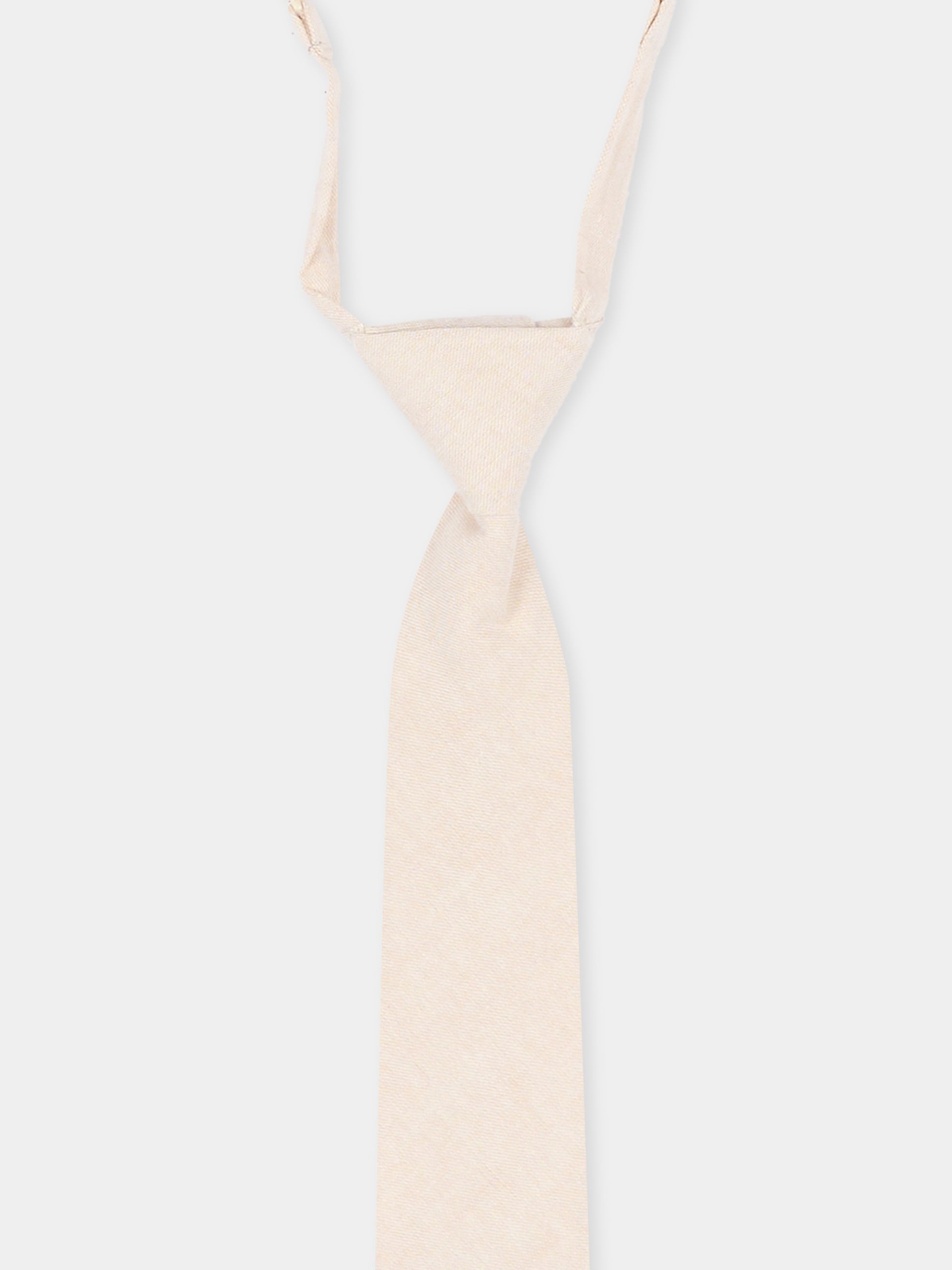 Cravatta beige per bambino,Mayoral,10214 035