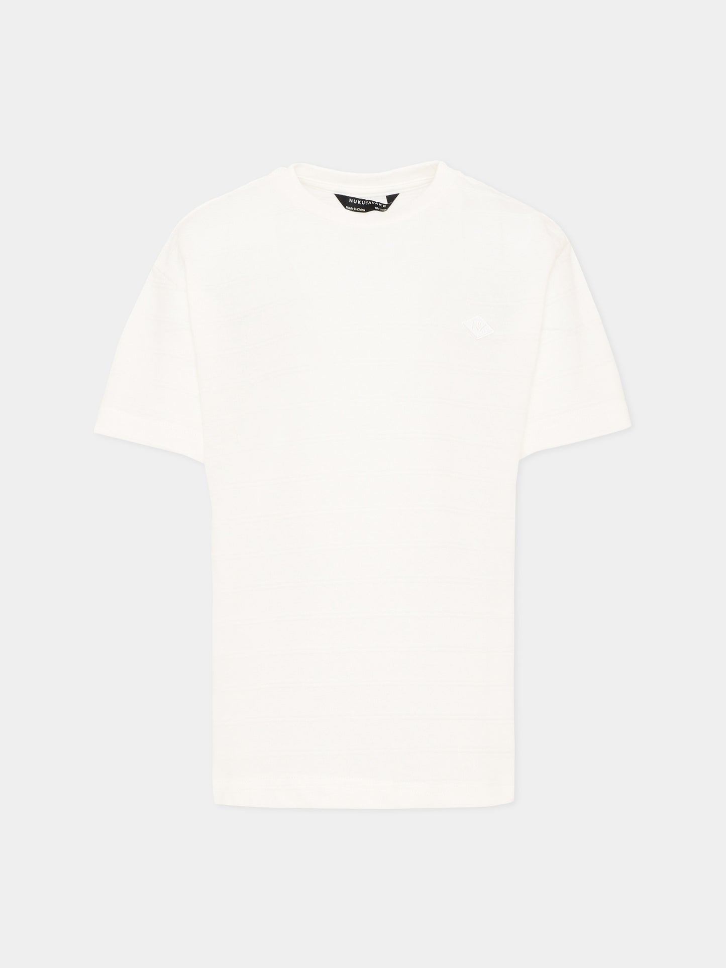 T-Shirt avorio per bambino a righe,Mayoral,6029 010