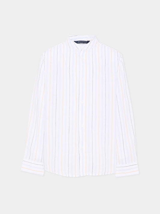 Camicia celeste a righe per bambino,Mayoral,6176 013