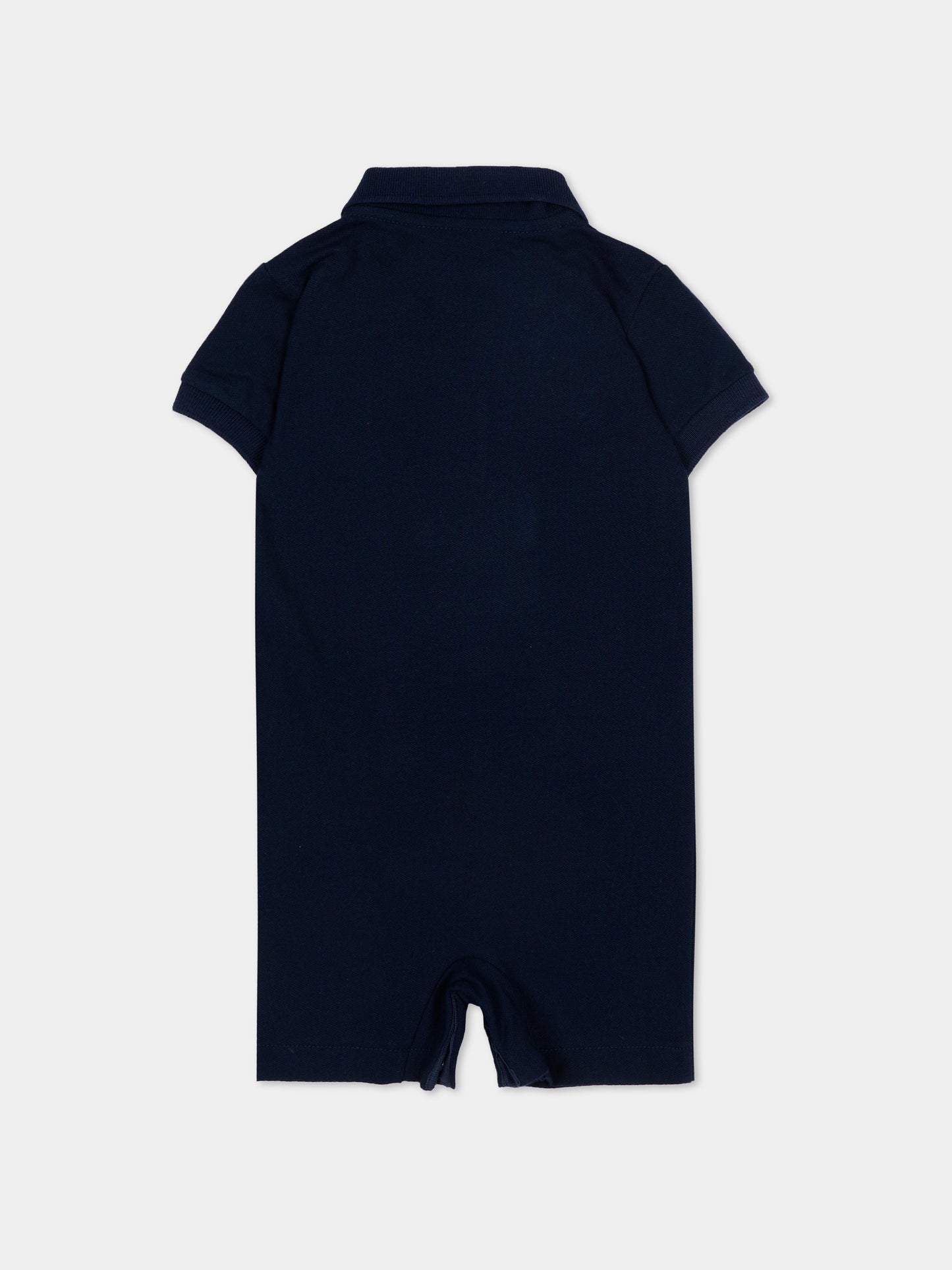 Pagliaccetto blu per neonato con logo,Lacoste,7455 UGW