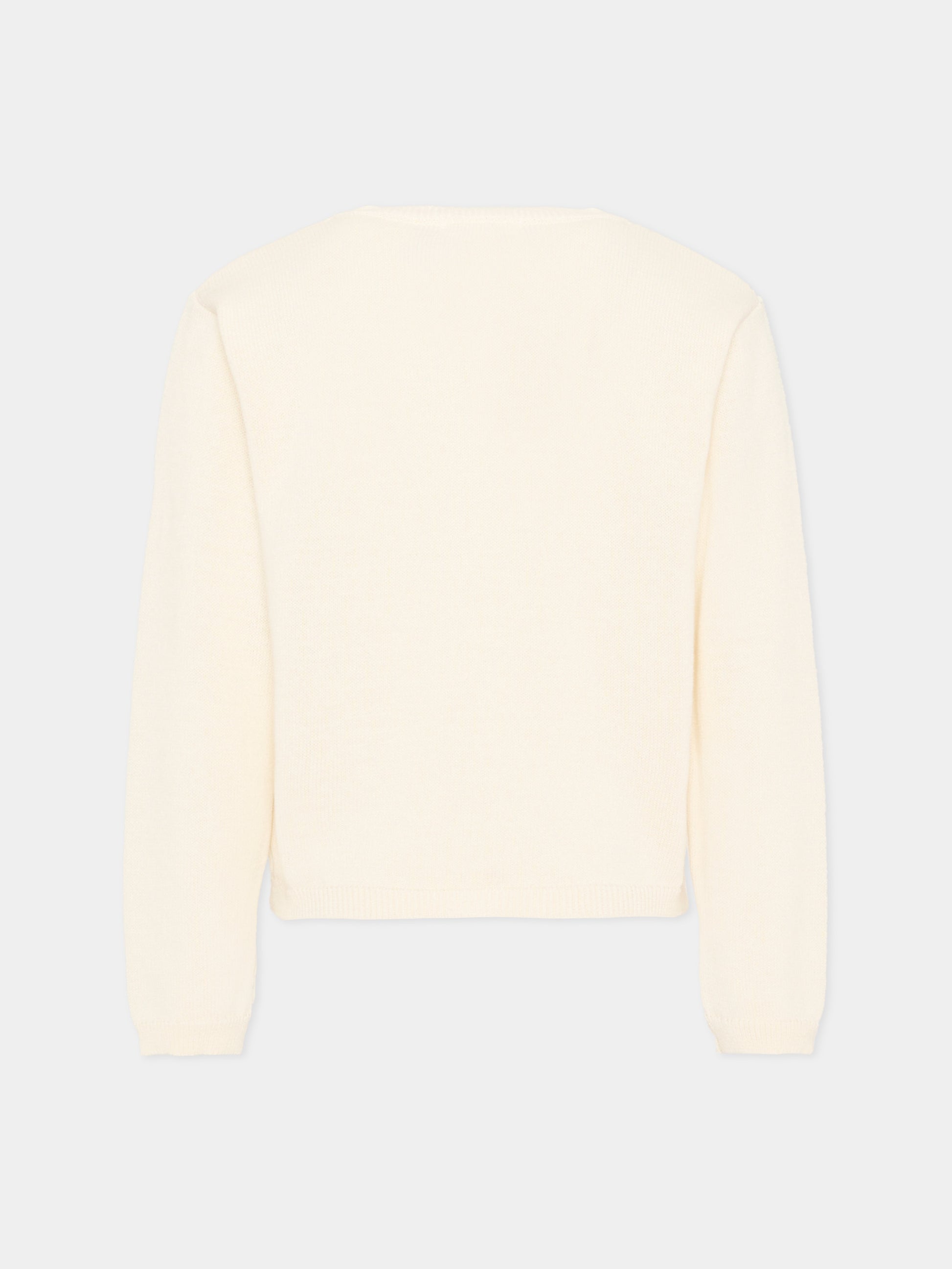 Cardigan avorio per bambino,Patachou,PAP CA4233390 060