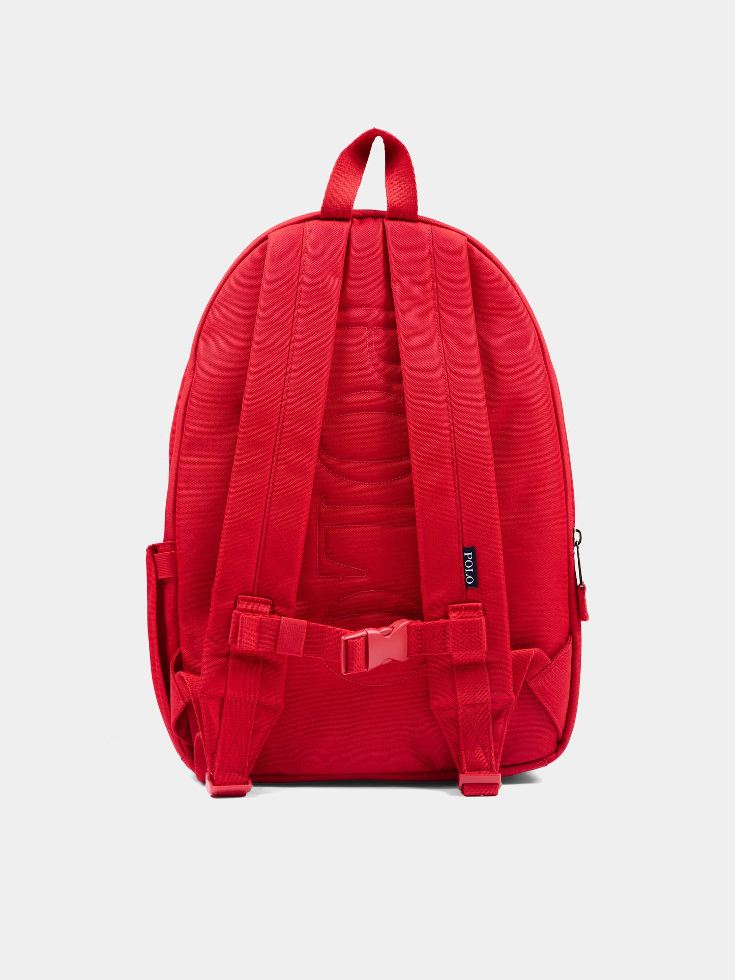Zaino rosso per bambini con logo,Ralph Lauren Kids,9AR151 R2Z