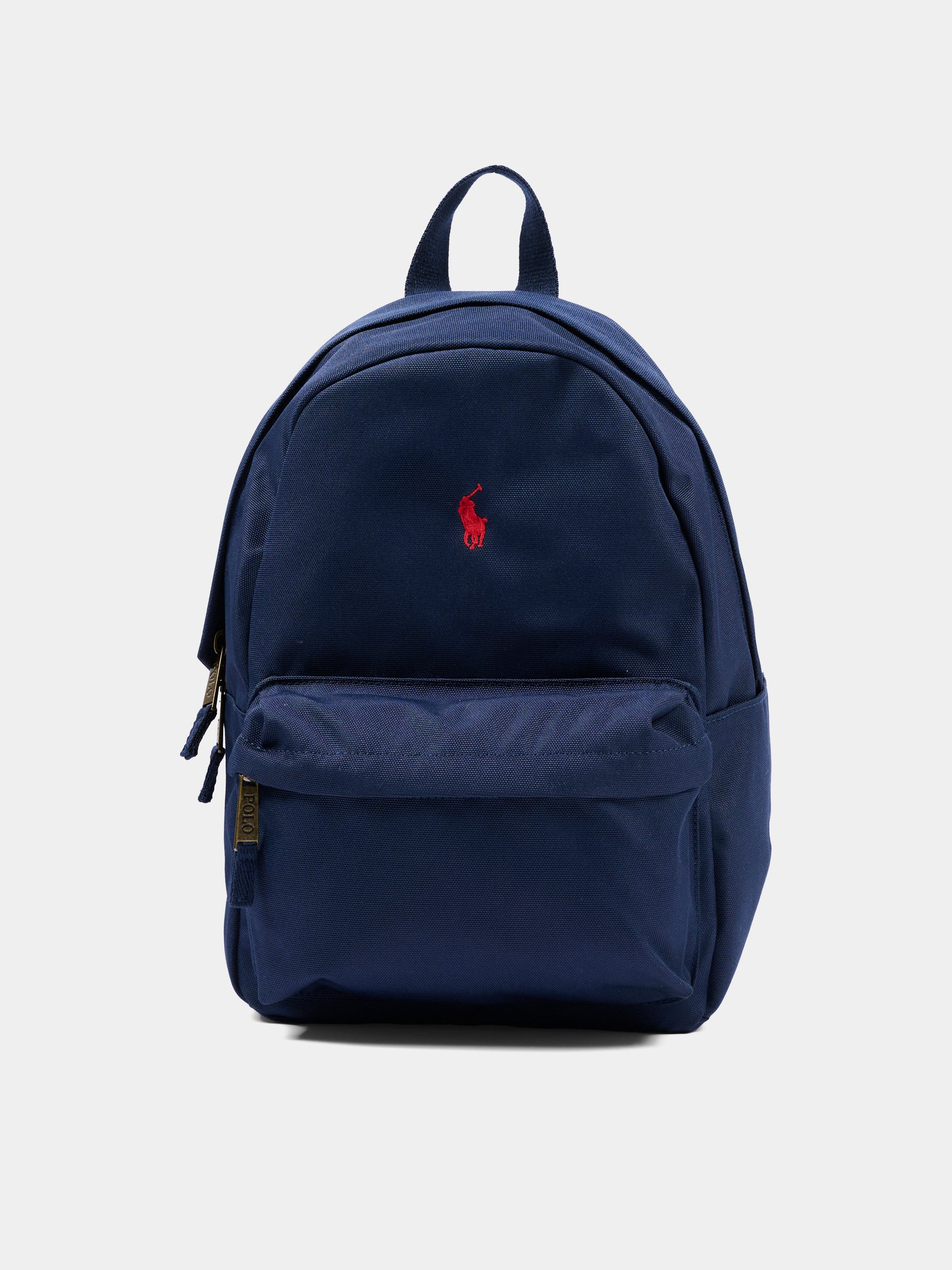 Zaino blu per bambini con logo,Ralph Lauren Kids,9AR187 BCV