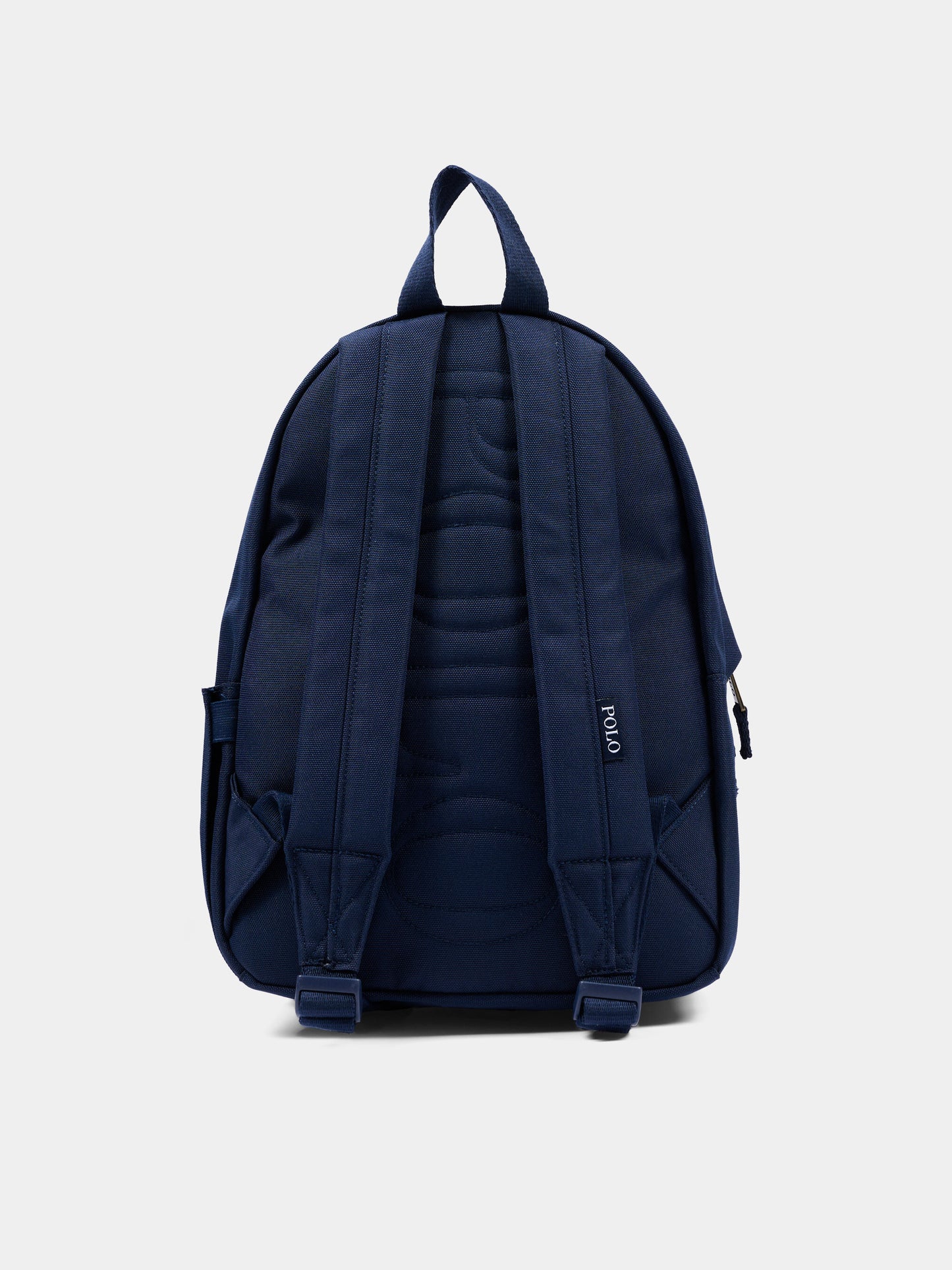 Zaino blu per bambini con logo,Ralph Lauren Kids,9AR187 BCV