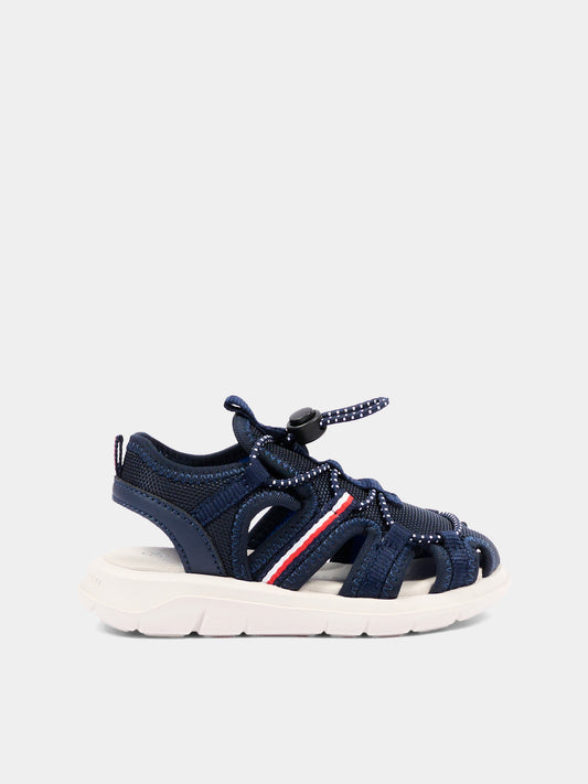Sandali blu per bambino con Tommy flag,Tommy Hilfiger Junior,T1B2 34385 1591800