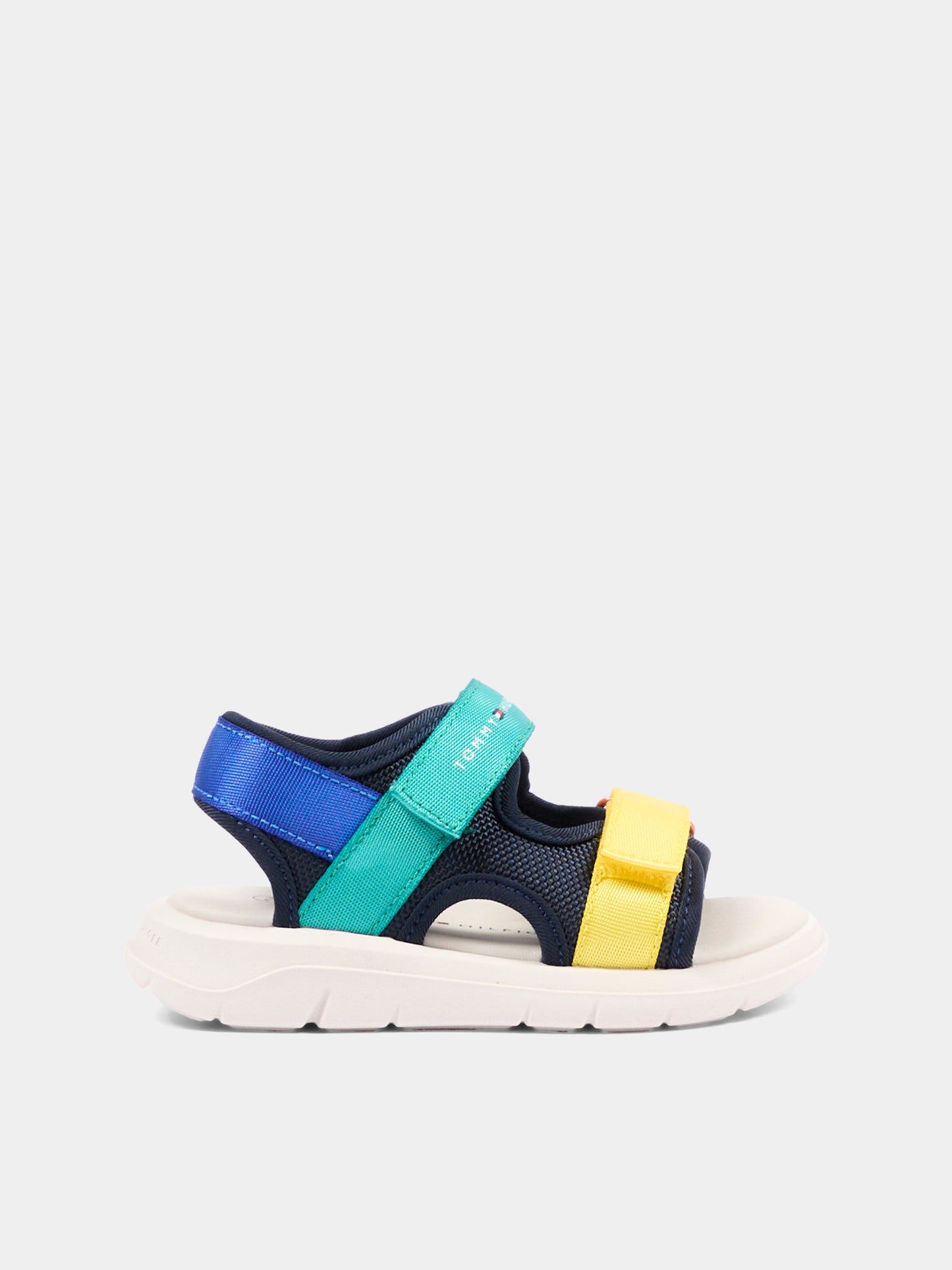 Sandali multicolor per bambino con logo,Tommy Hilfiger Junior,T1B2 34388 1564Y913