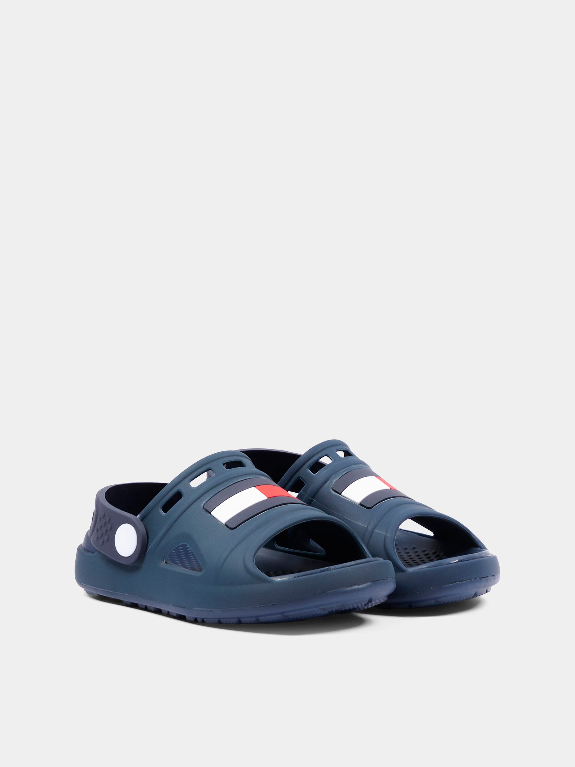 Sandali blu per bambini con logo,Tommy Hilfiger Junior,T3XF 34401 0083800