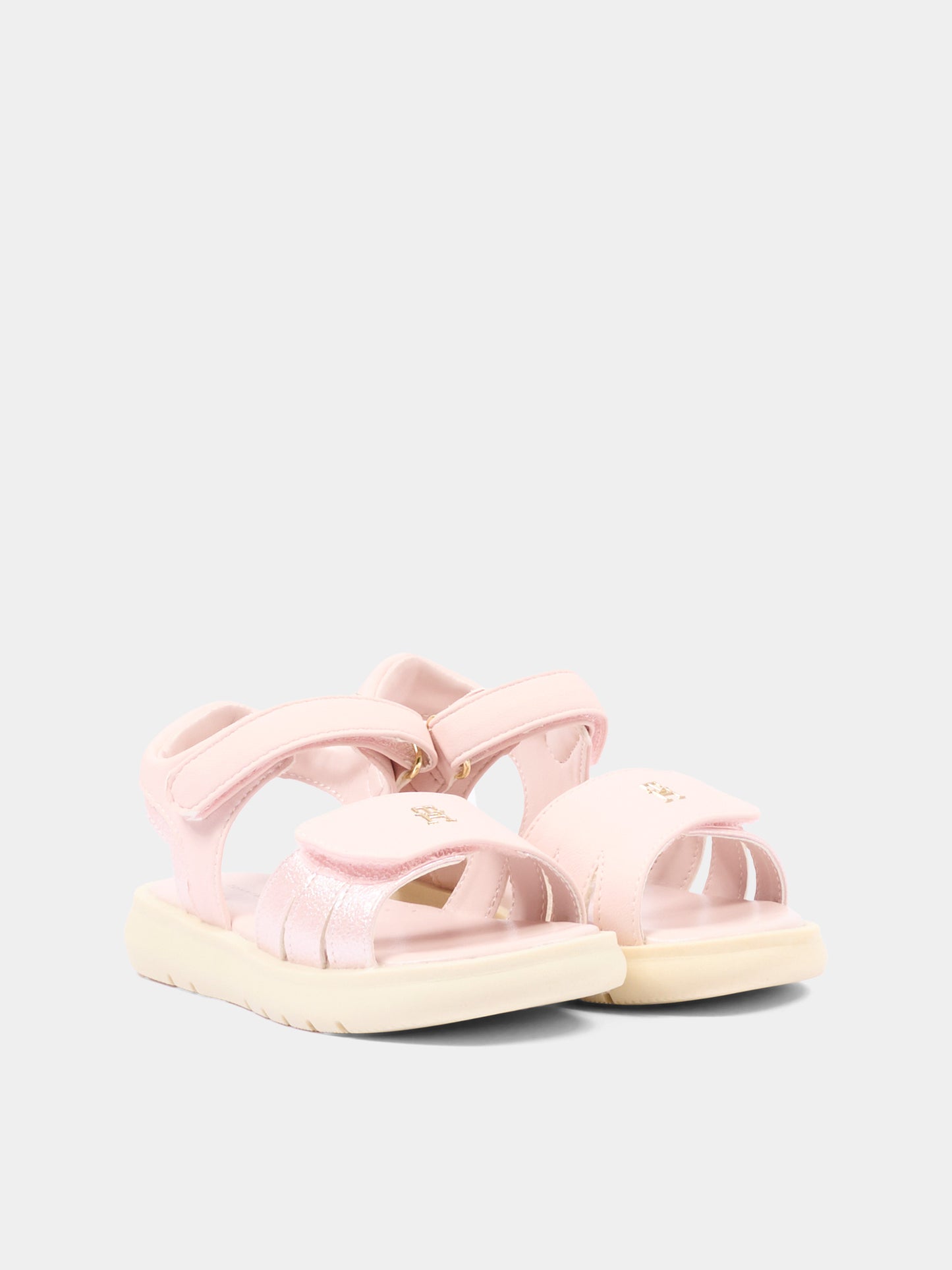 Sandali rosa per bambina con logo,Tommy Hilfiger Junior,T1A2 34274 0326302