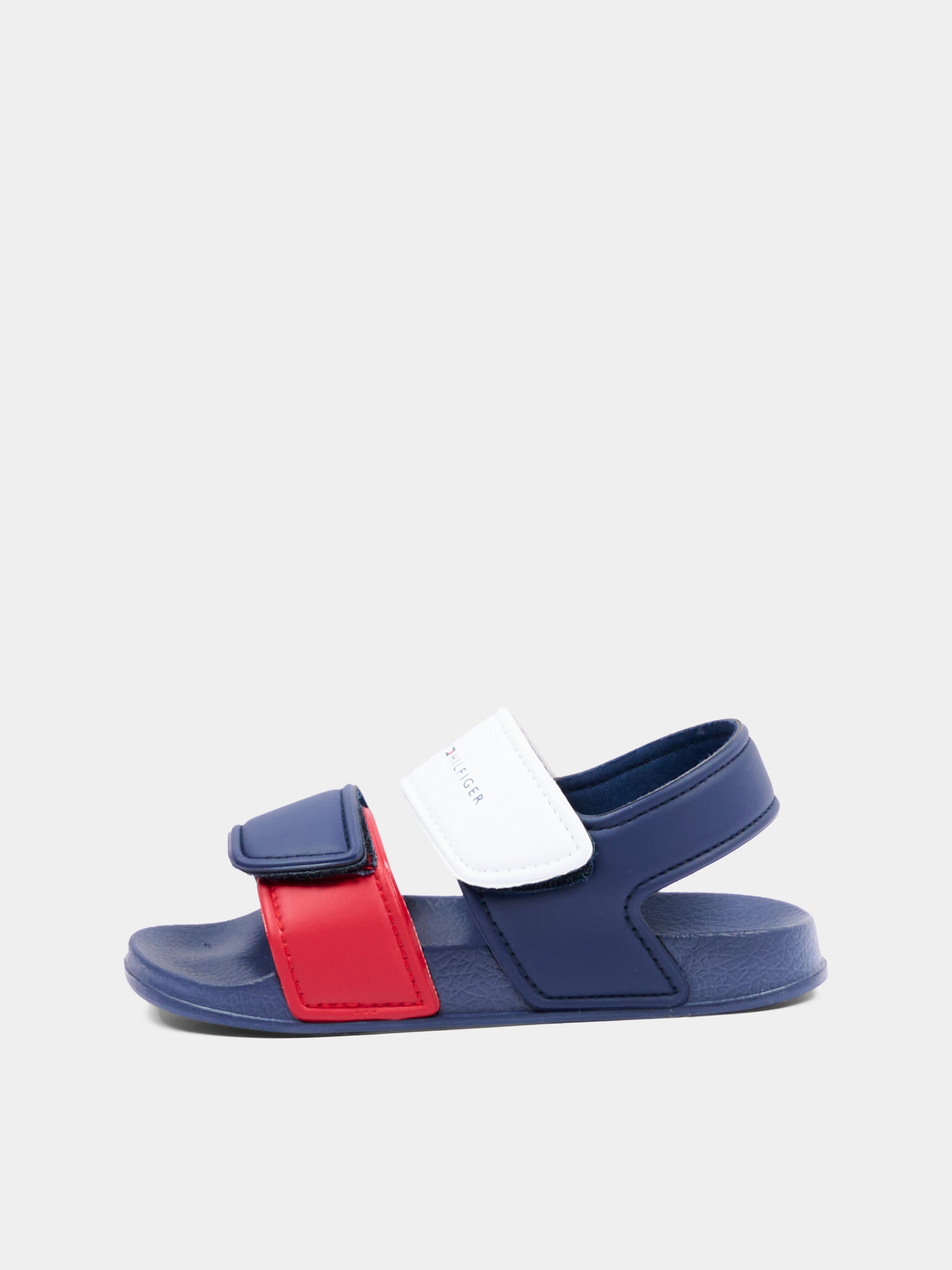 Sandali blu per bambino con logo,Tommy Hilfiger Junior,T1X2 33913 1172Y019