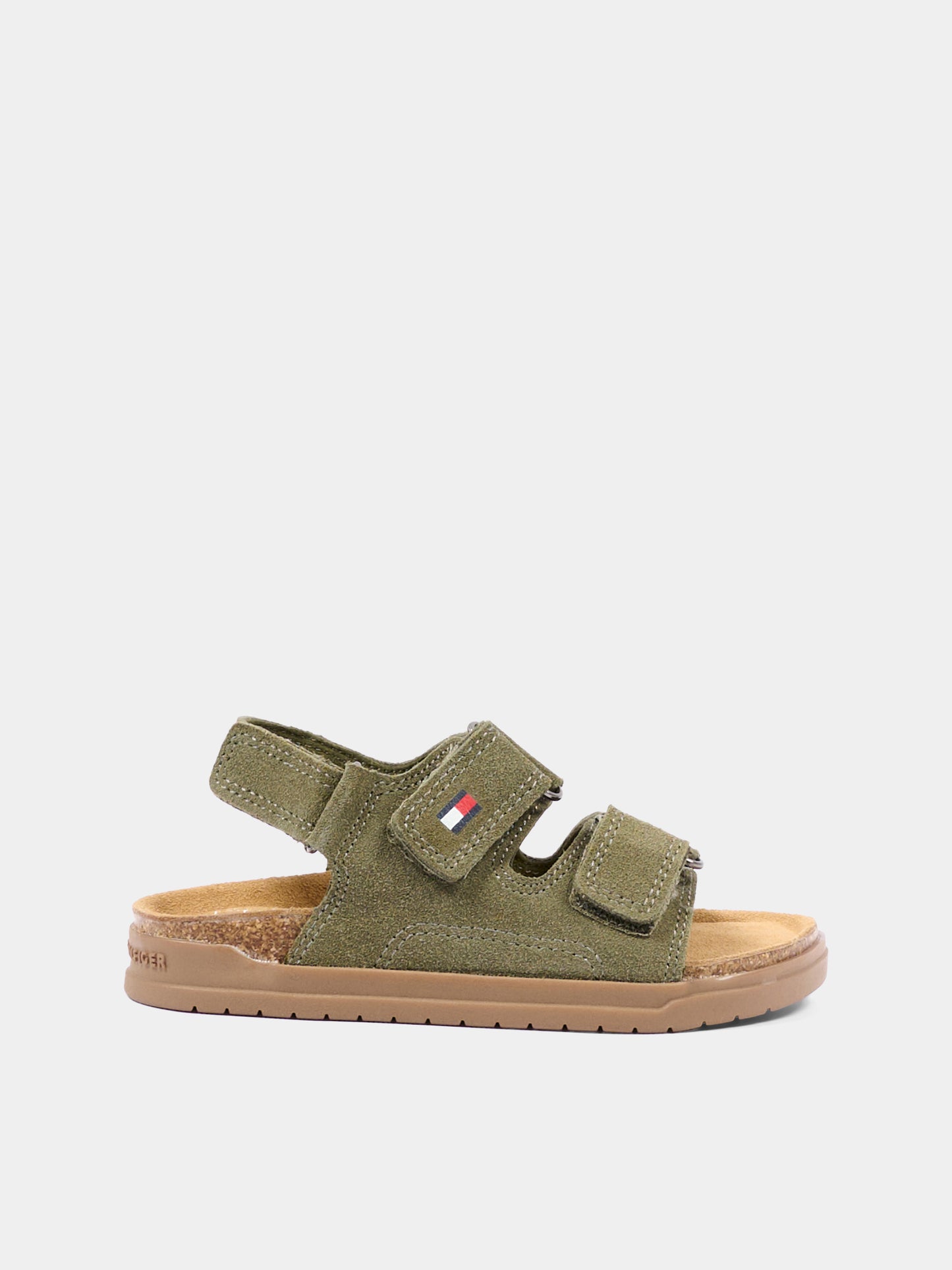 Sandali verdi per bambini con Tommy flag,Tommy Hilfiger Junior,T3X2 34394 1899400