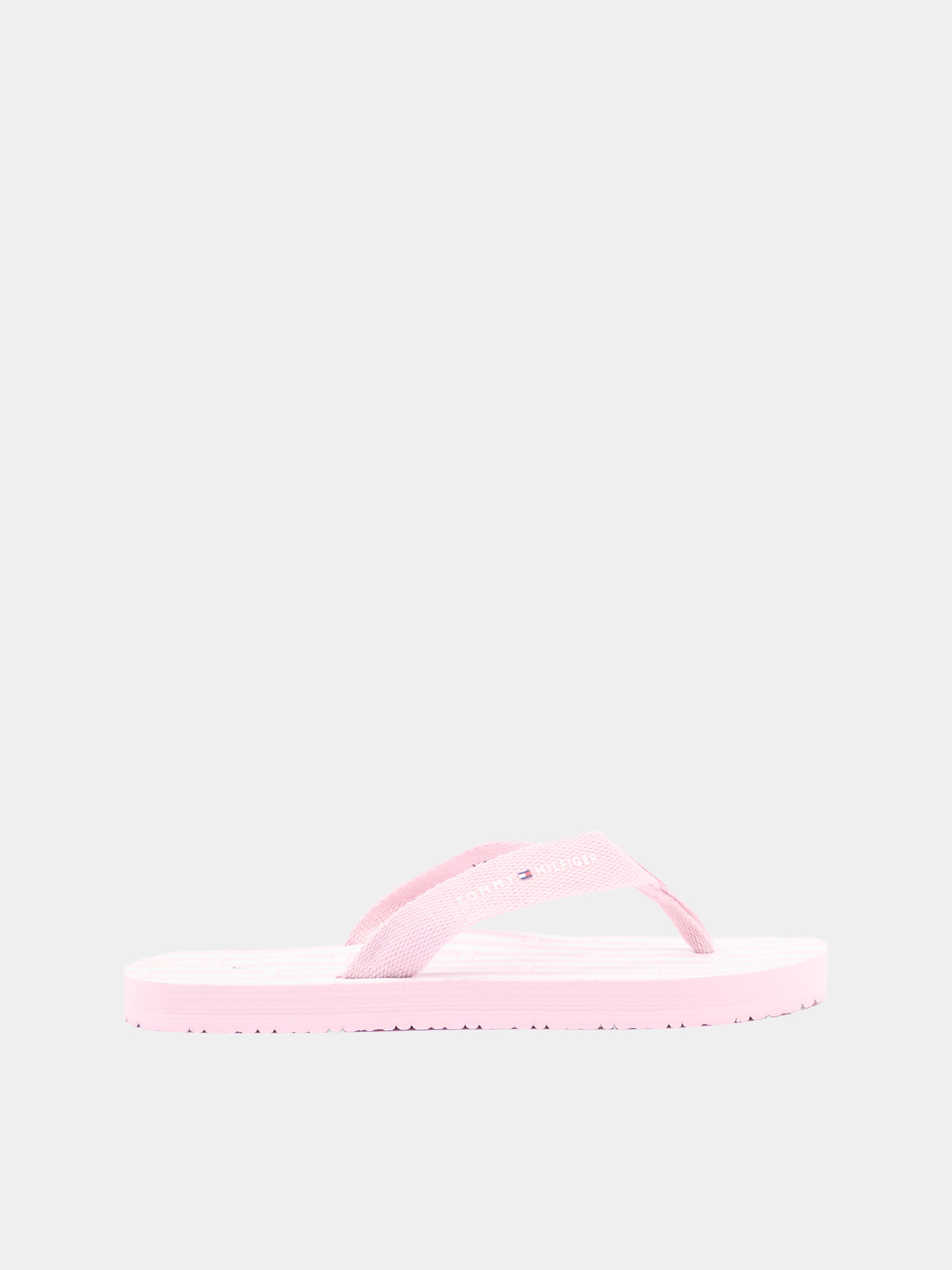 Infradito rosa per bambina con logo,Tommy Hilfiger Junior,T3A8 34326 0058302