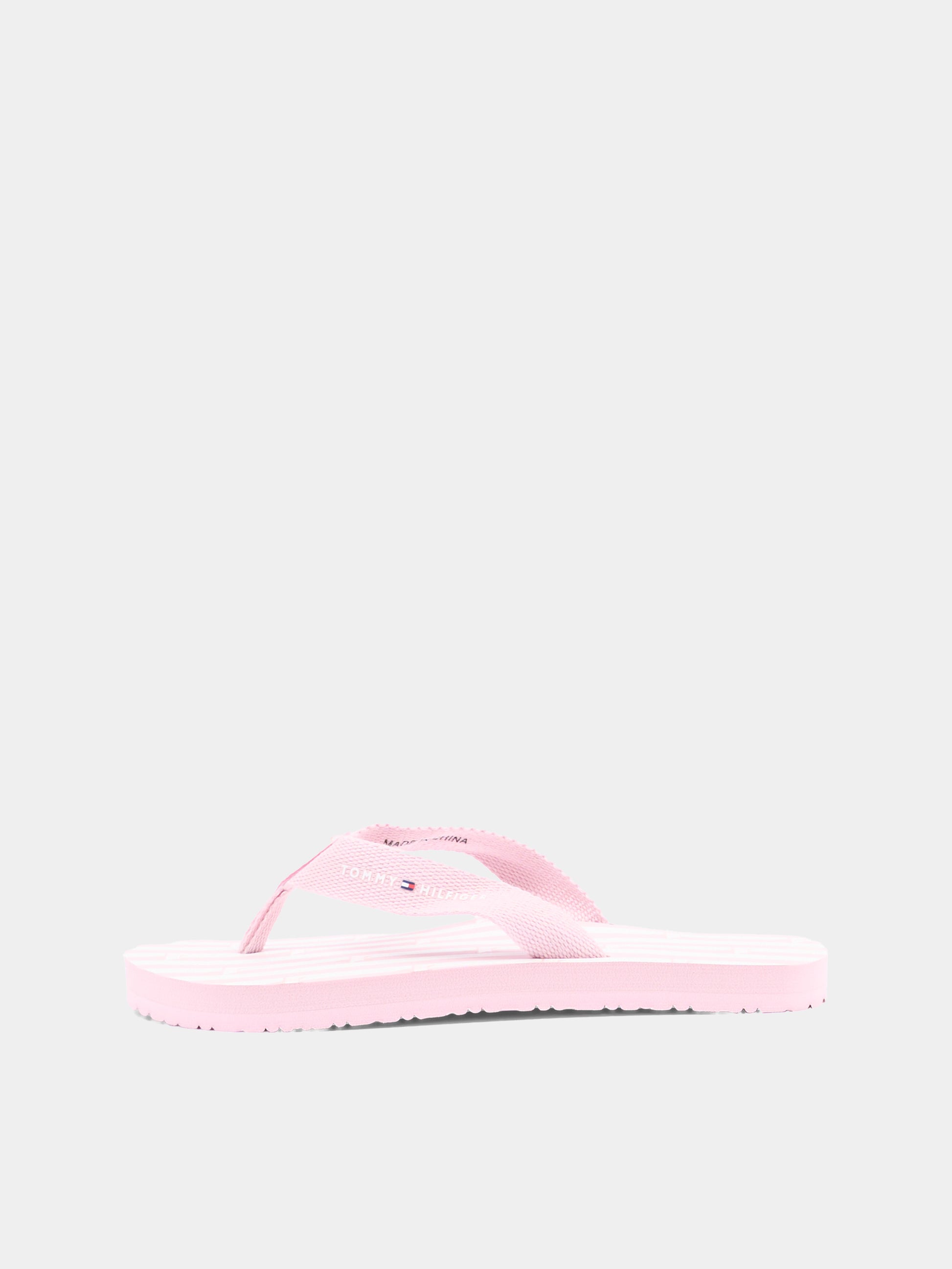 Infradito rosa per bambina con logo,Tommy Hilfiger Junior,T3A8 34326 0058302