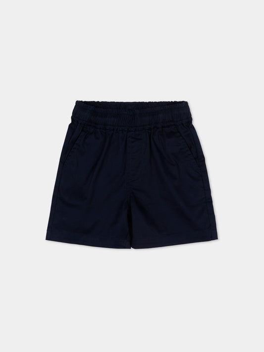 Shorts blu per neonato,Trussardi Junior,TIP26146BE BLUE ESTATE