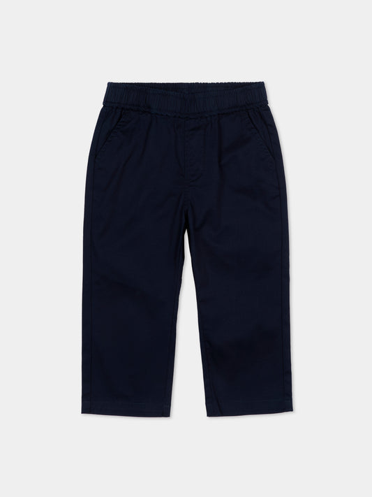 Pantaloni blu per neonato,Trussardi Junior,TIP26148PA BLUE ESTATE